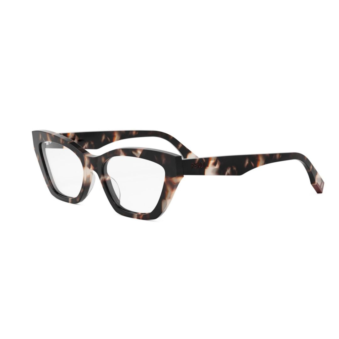 Fe50067i Bold Tortoiseshell Cat-Eye Eyeglasses