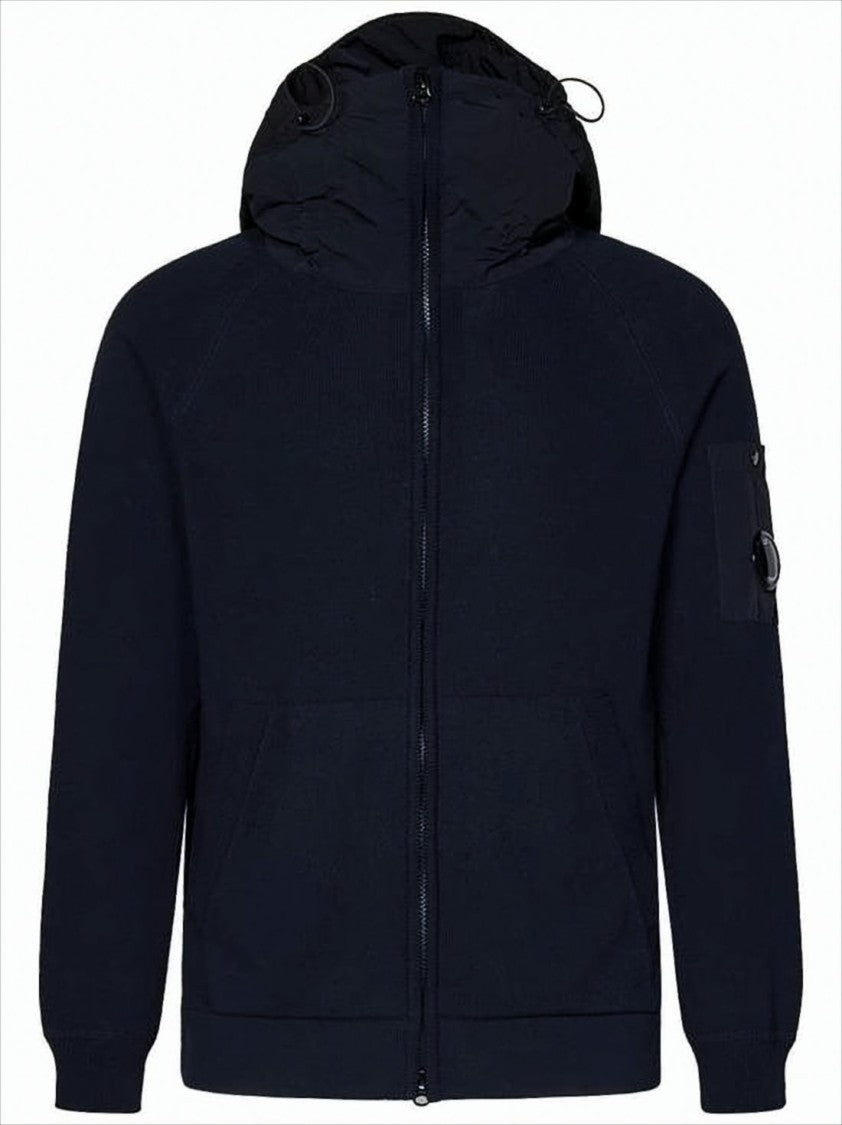 Full-Zip Jacket With Textured Fabric And Lens Detail