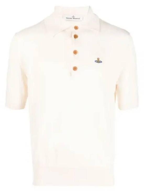 Short-Sleeve Classic Collar Polo Shirt with Embroidered Logo