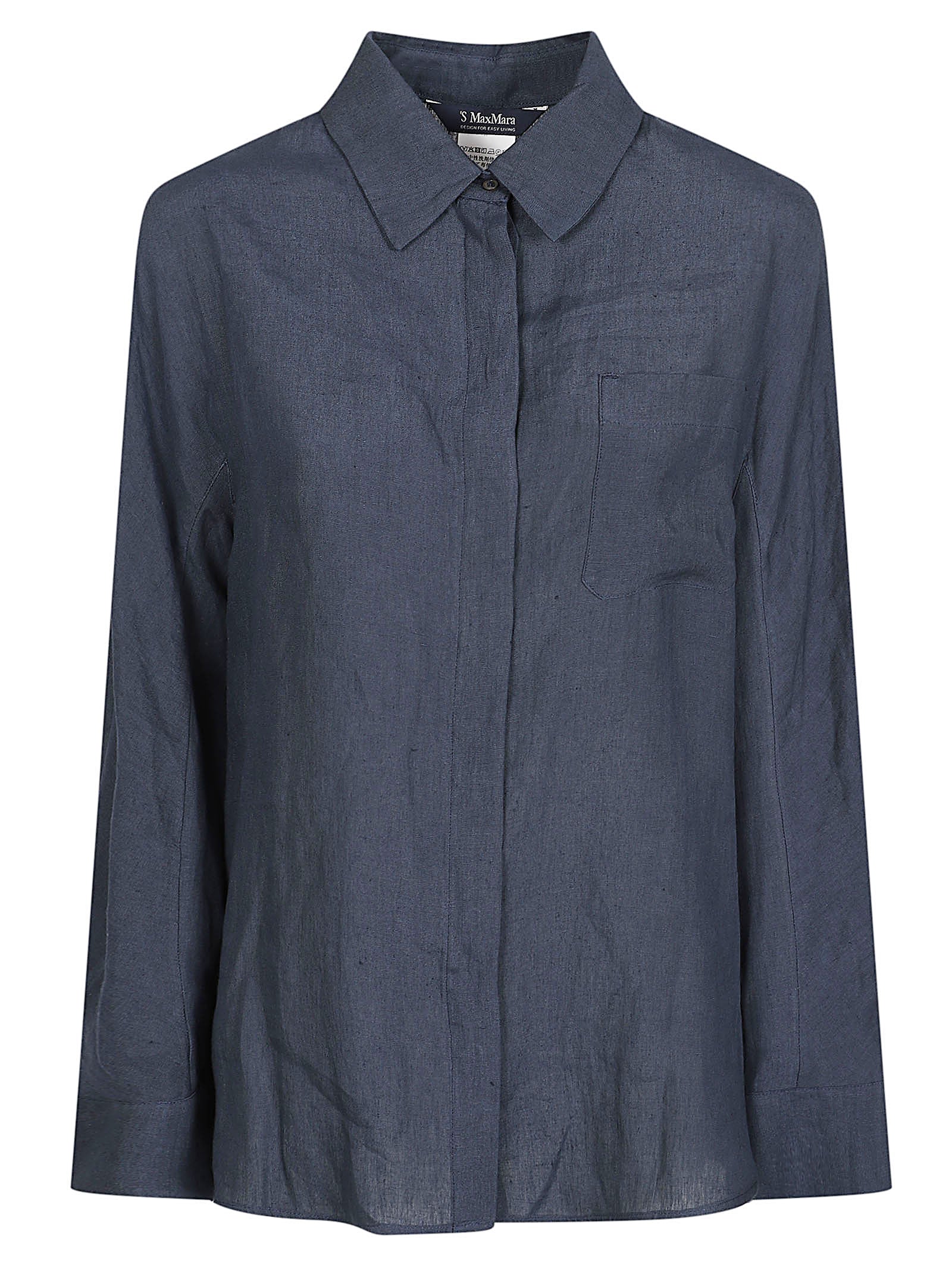 Relaxed Fit Textured Linen Jacket