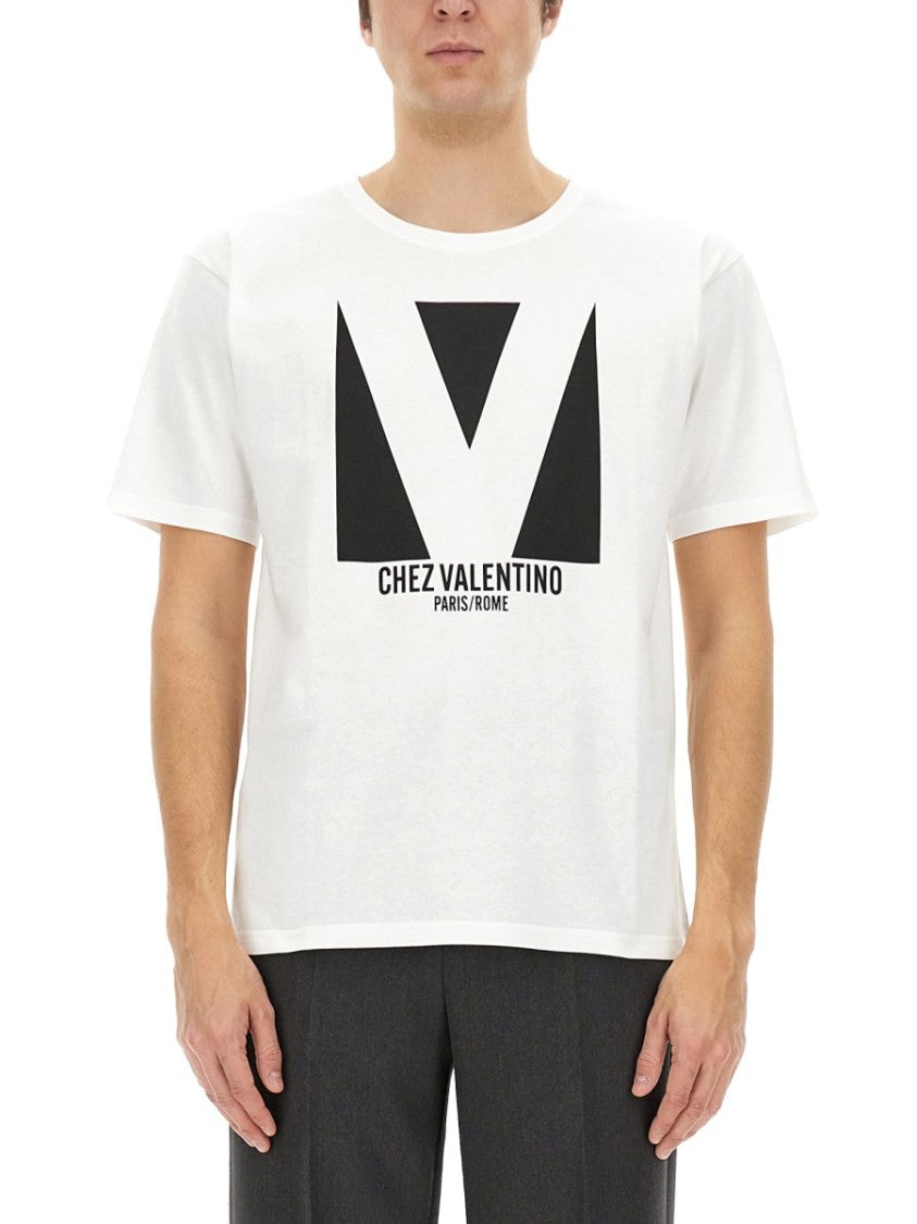 Cotton T-Shirt With Print