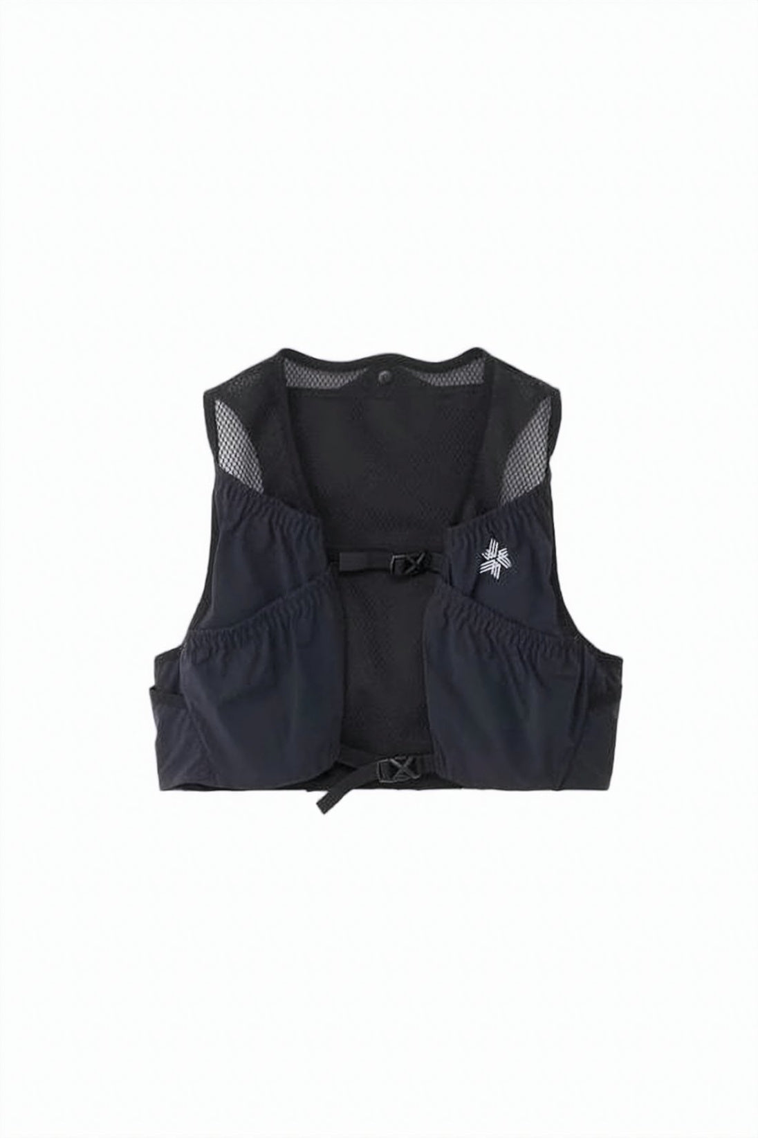 Active Black Training Vest with Breathable Mesh Back