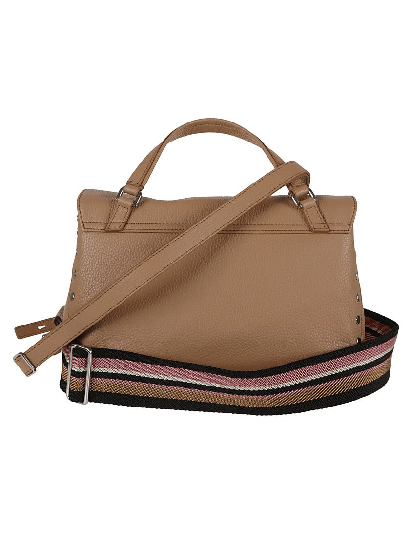 Calfskin Handbag With Double Twist Lock