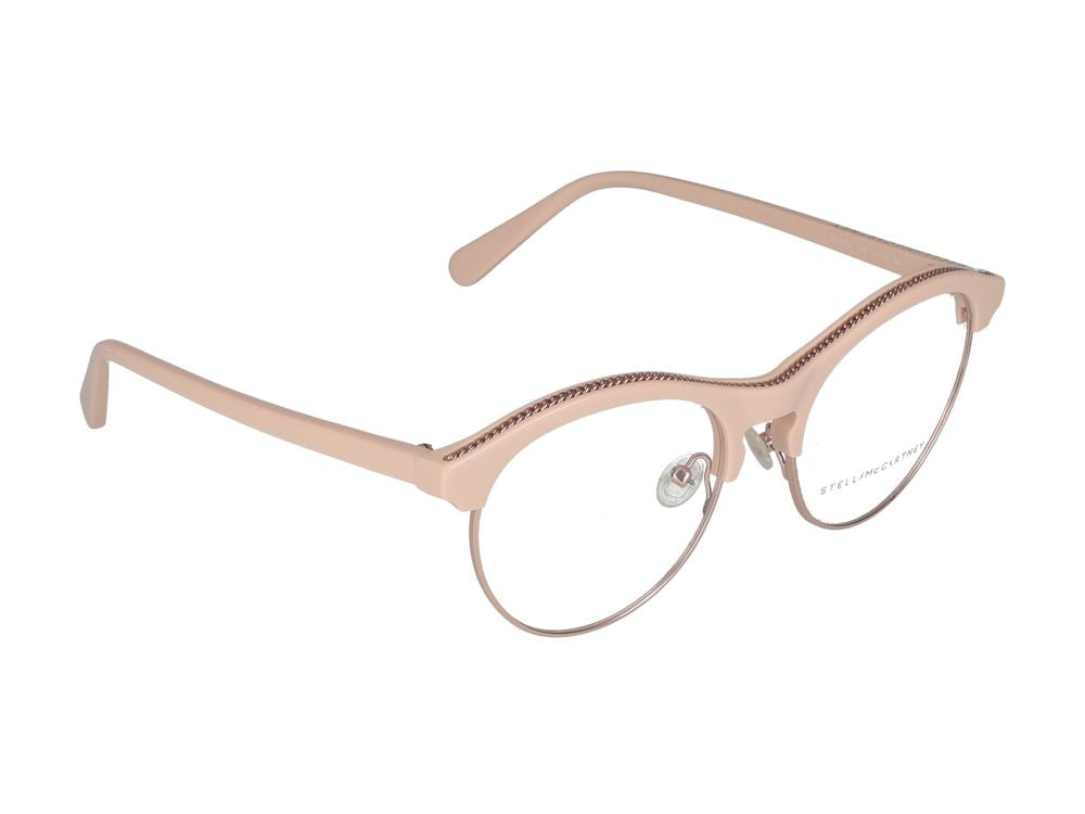 Eyeglasses Stella Mccartney SC0220O 003 gold pink transparent 51/17/140