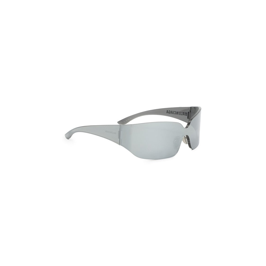 Full-Frame Acetate Sunglasses with Metallic Finish