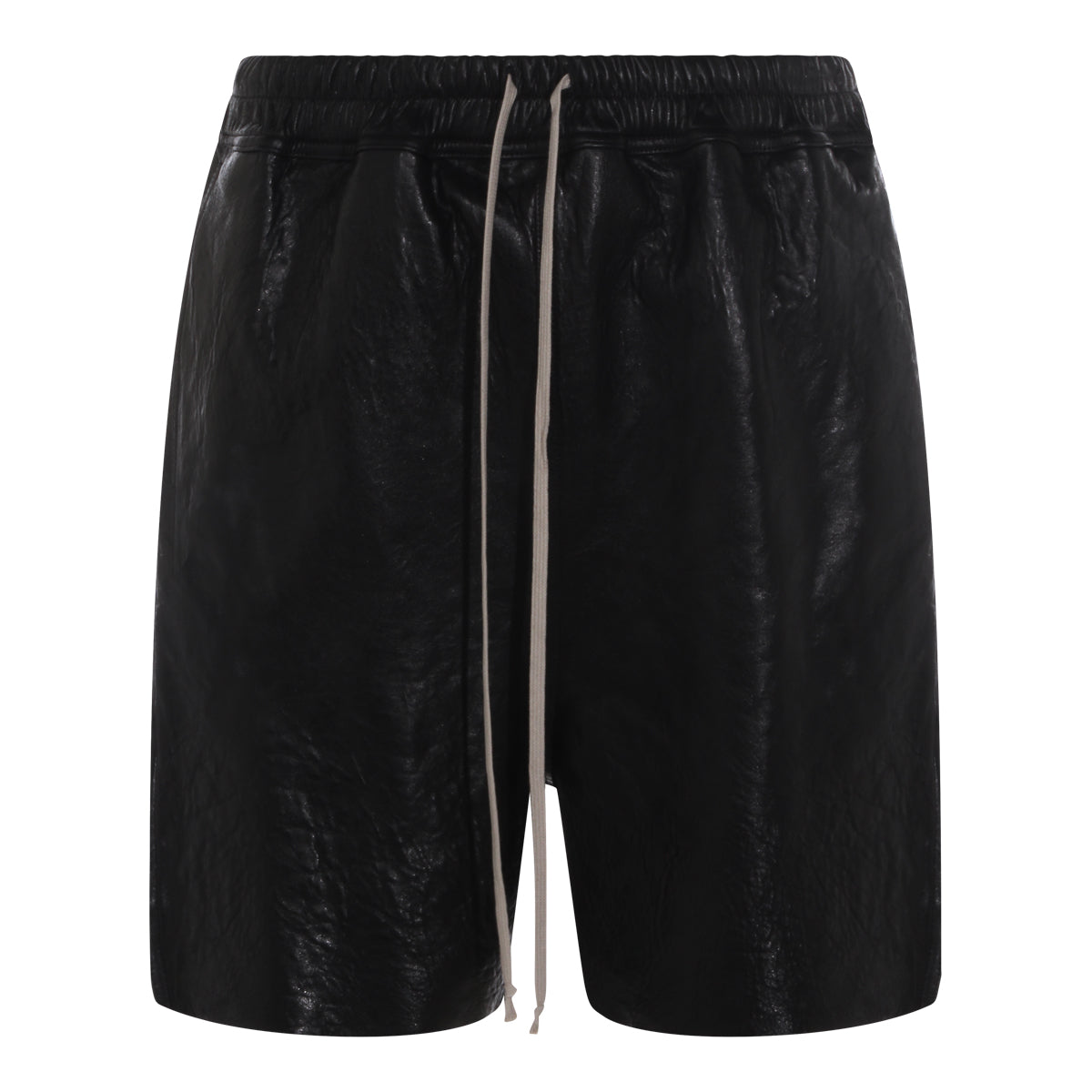 Black Leather Shorts
