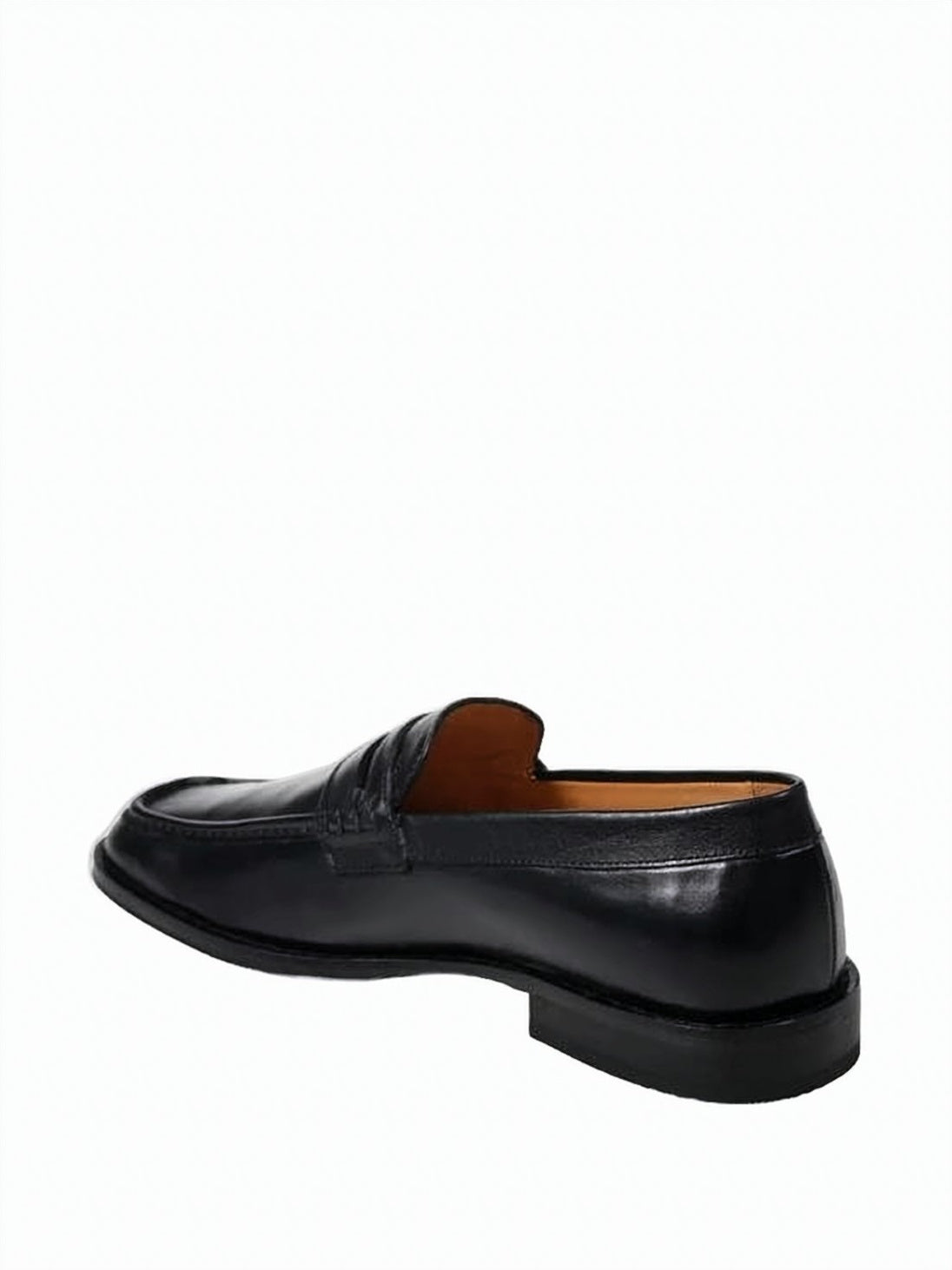 Polished Leather Loafers with Classic Penny Strap