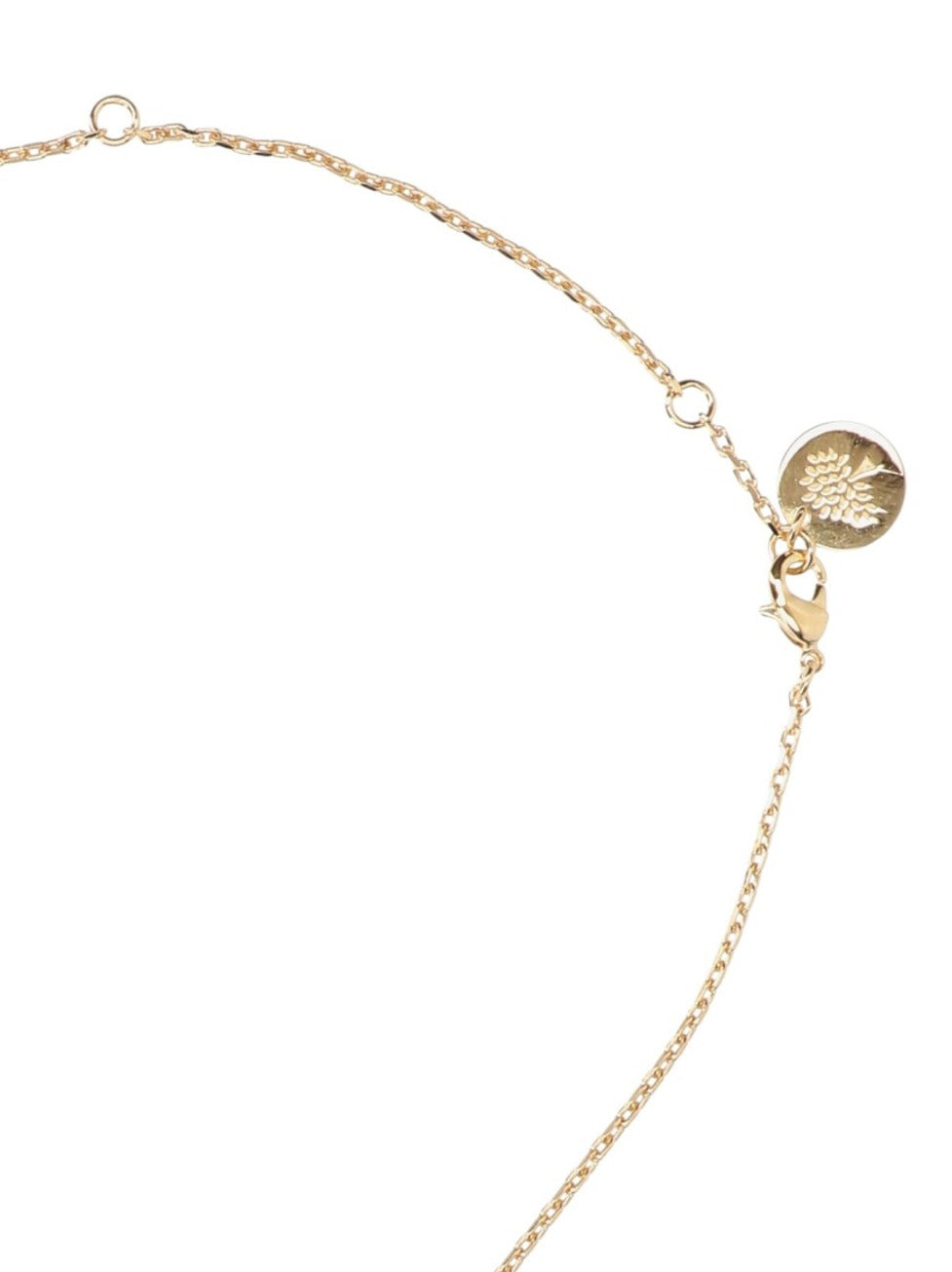 "Tree" Necklace – Gold-Tone Brass With Crystals