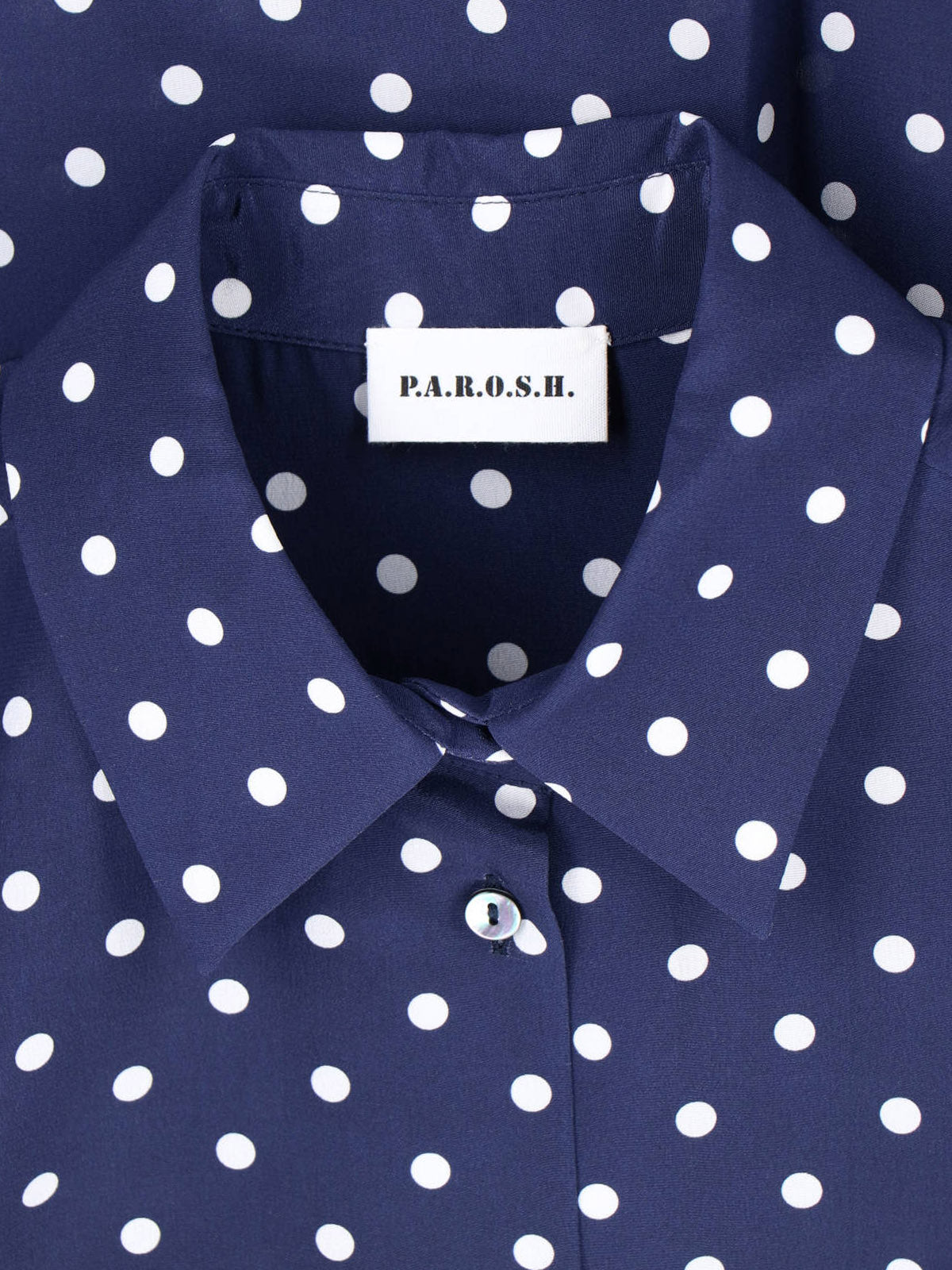 Polka Dot Shirt – Blue