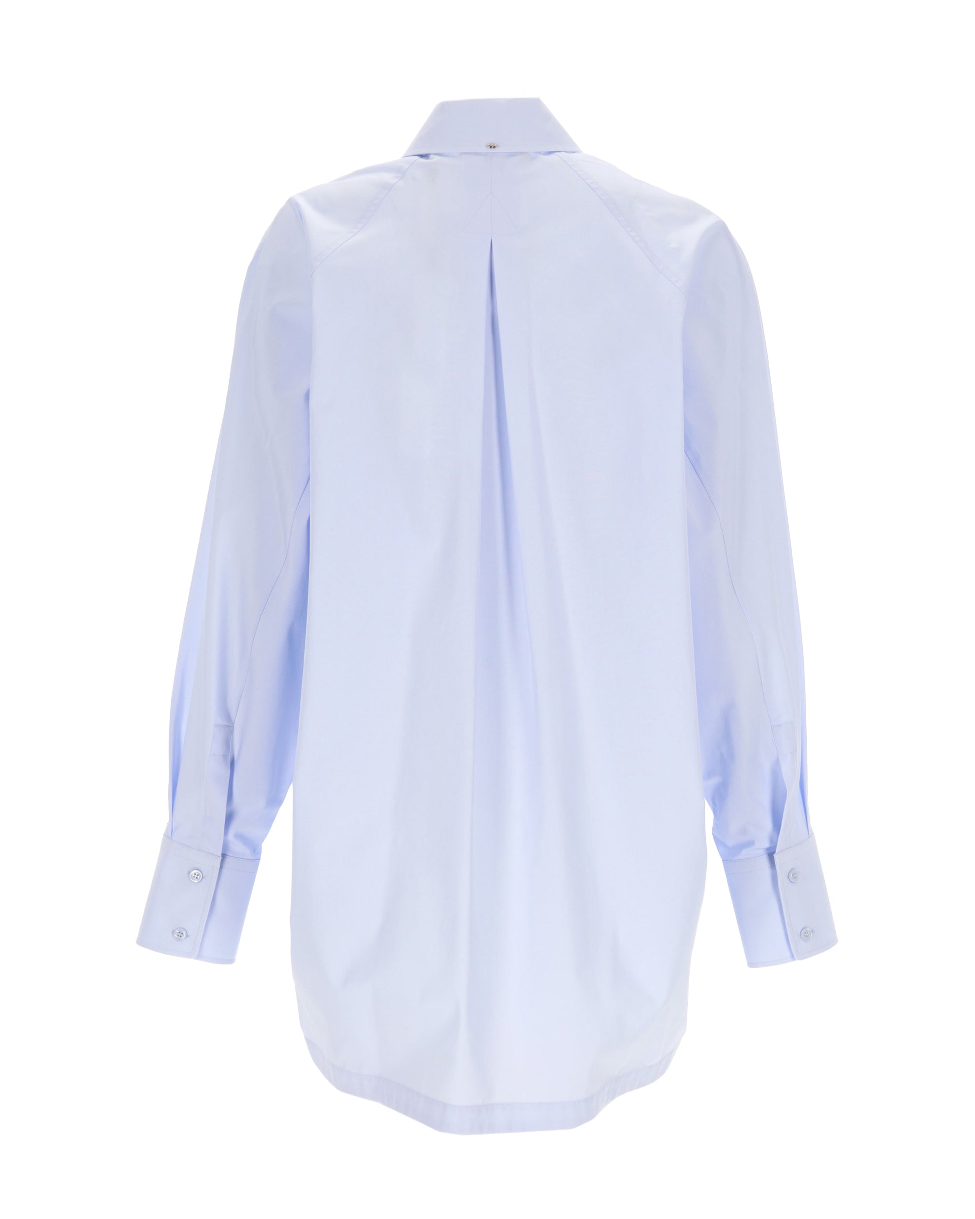 Optic White Pure Cotton Poplin Tunic Top