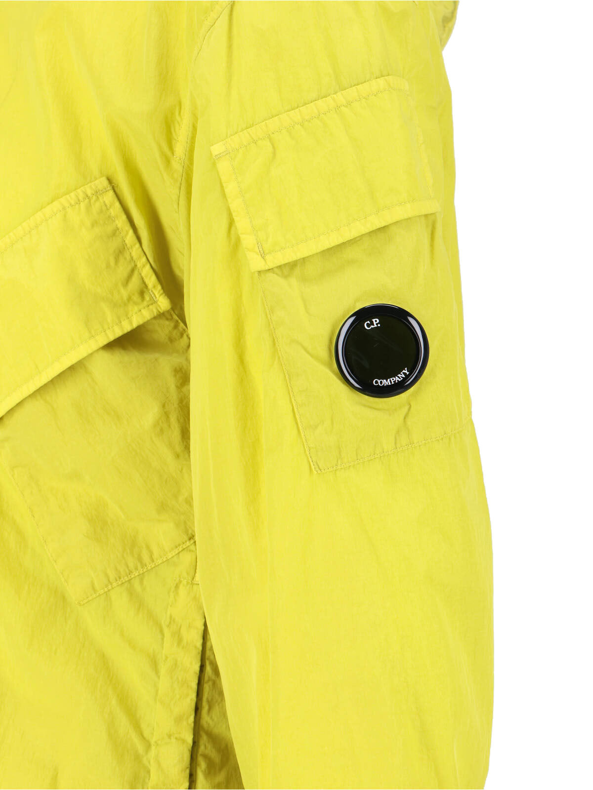 Modern Green Jacket With High Collar And Front Zipper Closure