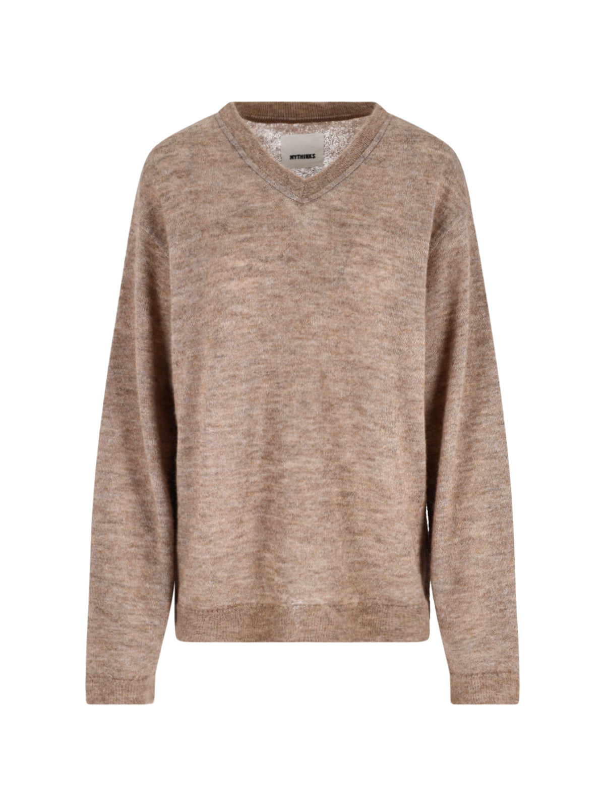 Alpaca Blend Sweater, Beige