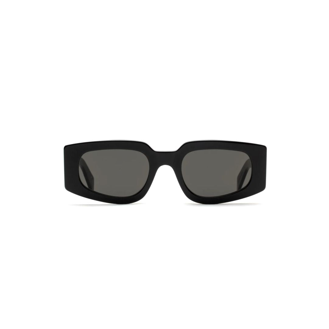 Tetra Black Bold Rectangular Frame Sunglasses