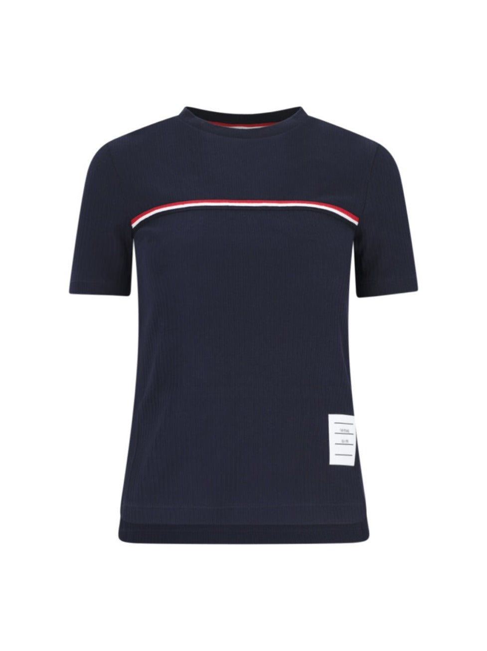 "Three Stripes" Logo T-Shirt – Blue