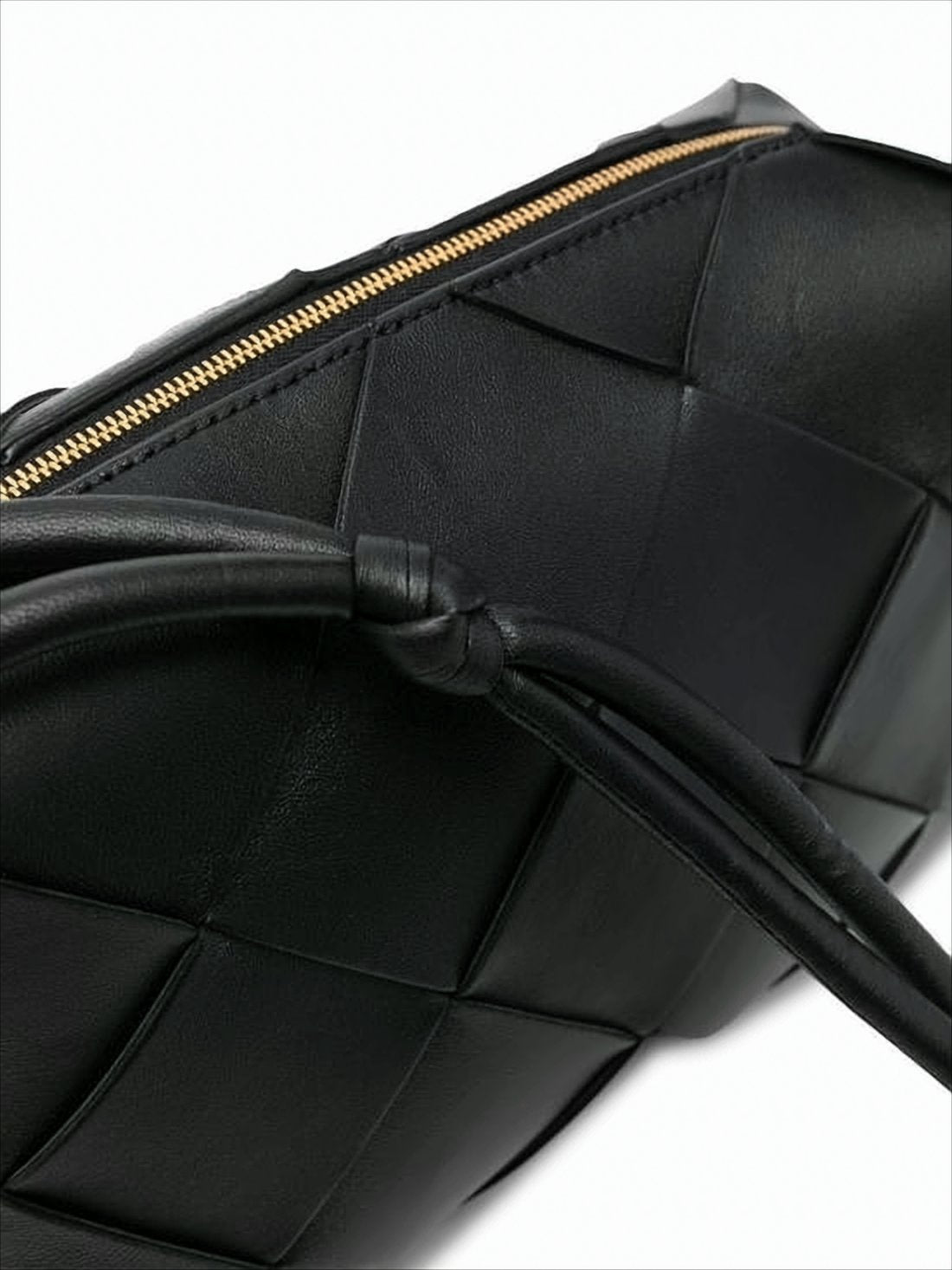 Rectangular Padded Lambskin Shoulder Bag
