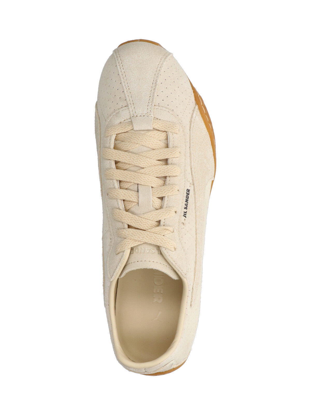 Beige K-Street Perforated Leather Sneakers