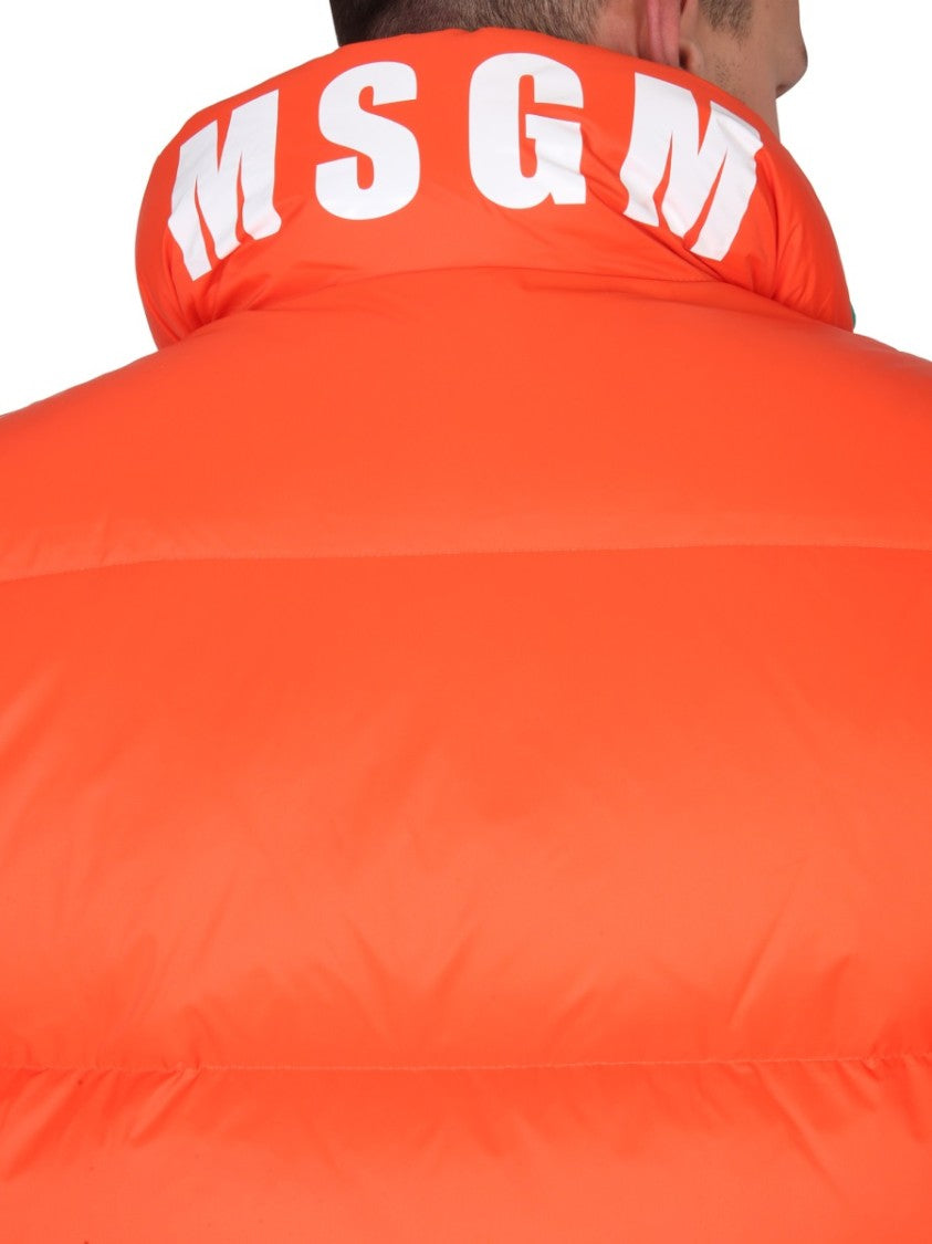 High Neck Puffer Vest