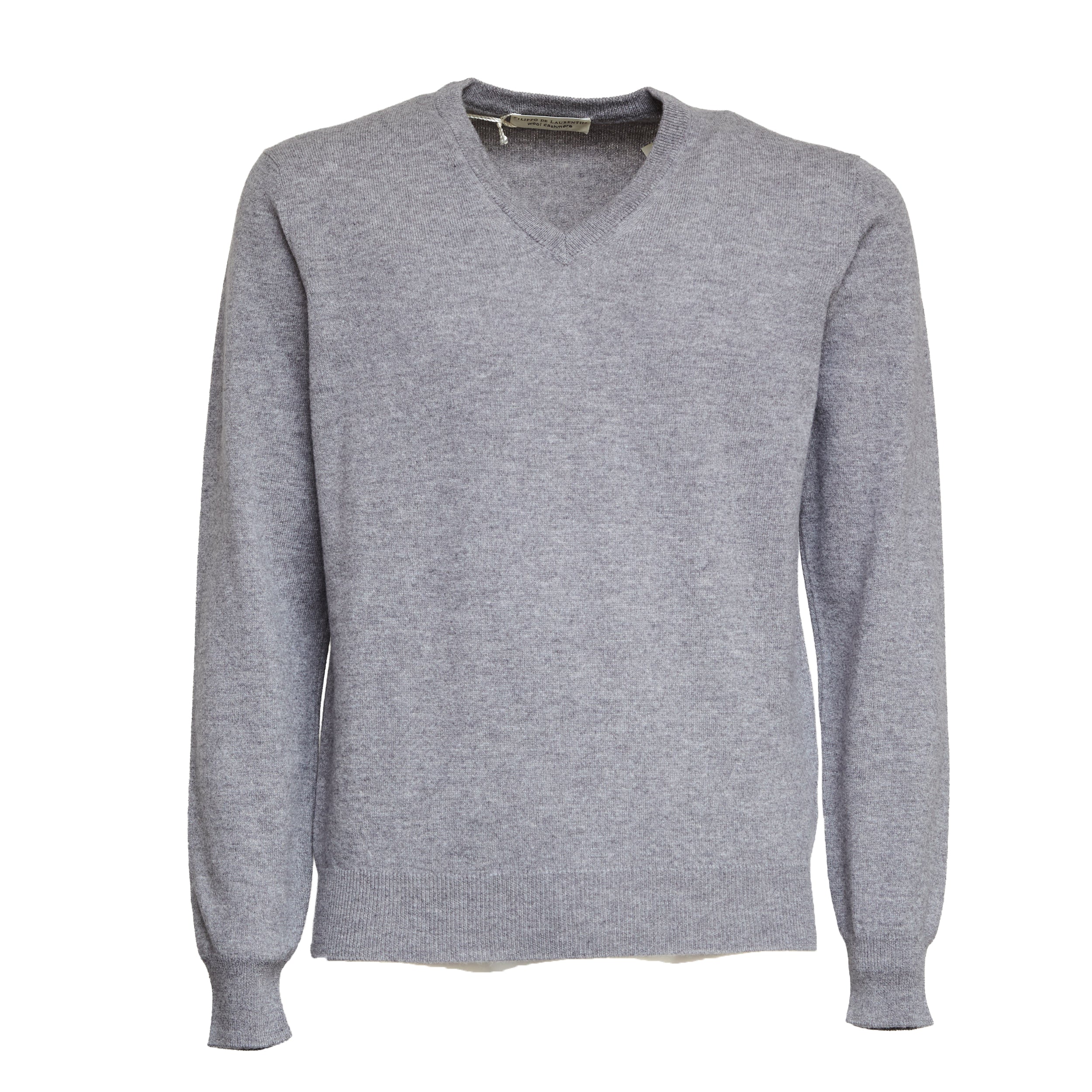 Wool and Cashmere V-Neck Sweater
