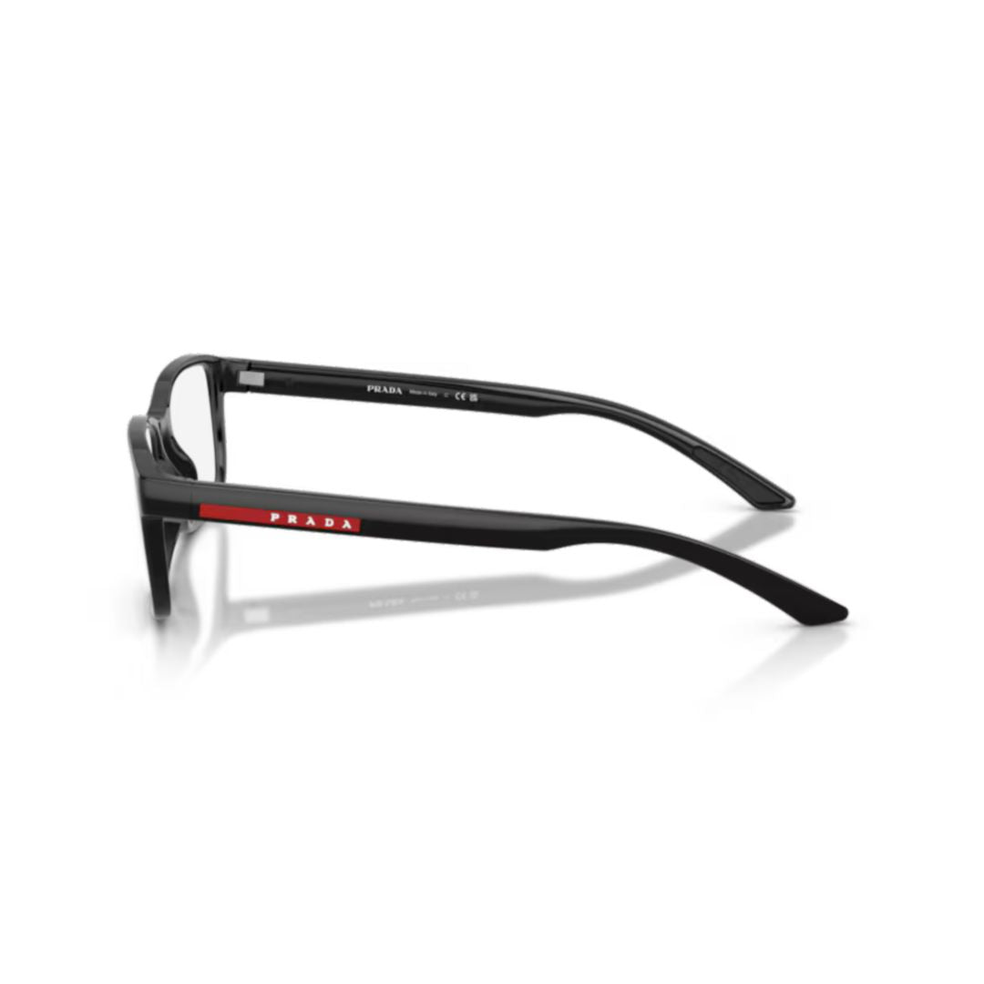 0ps 06rv Rectangular Black Sunglasses