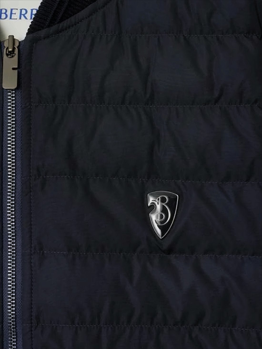 Quilted Black Bomber Jacket