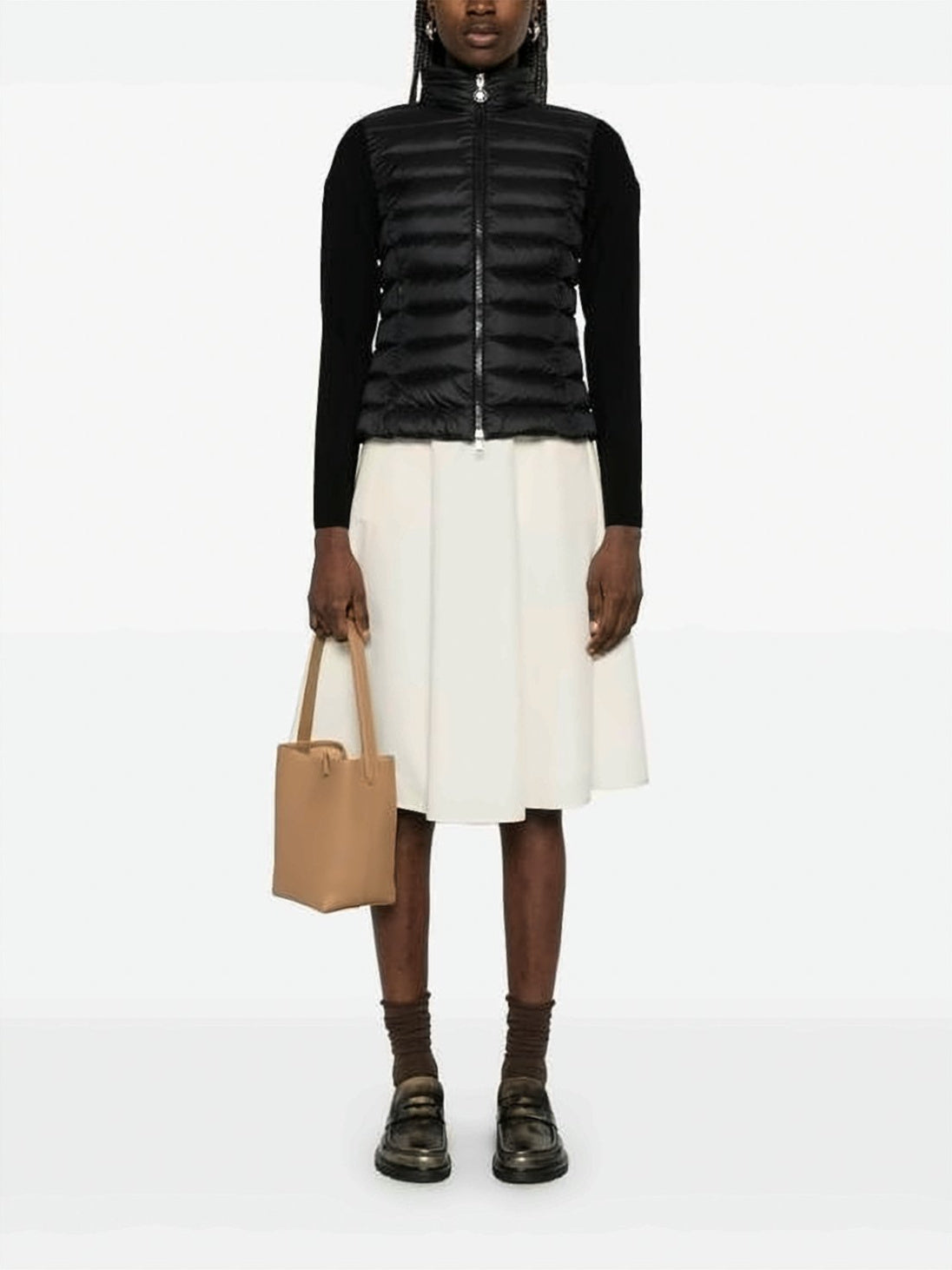 Quilted Casual Jacket with High Collar