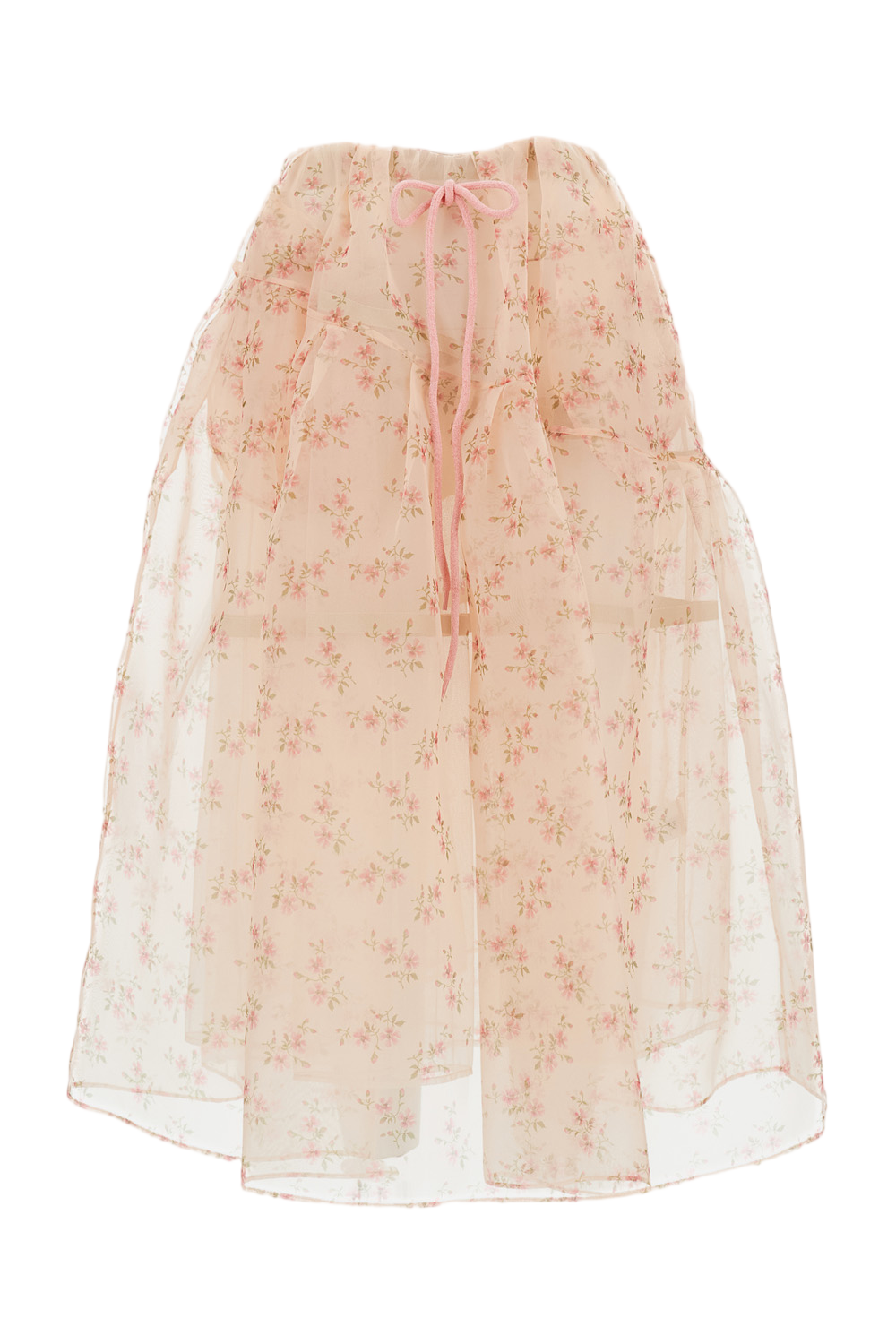 Pink Skirt with Refined Silhouette