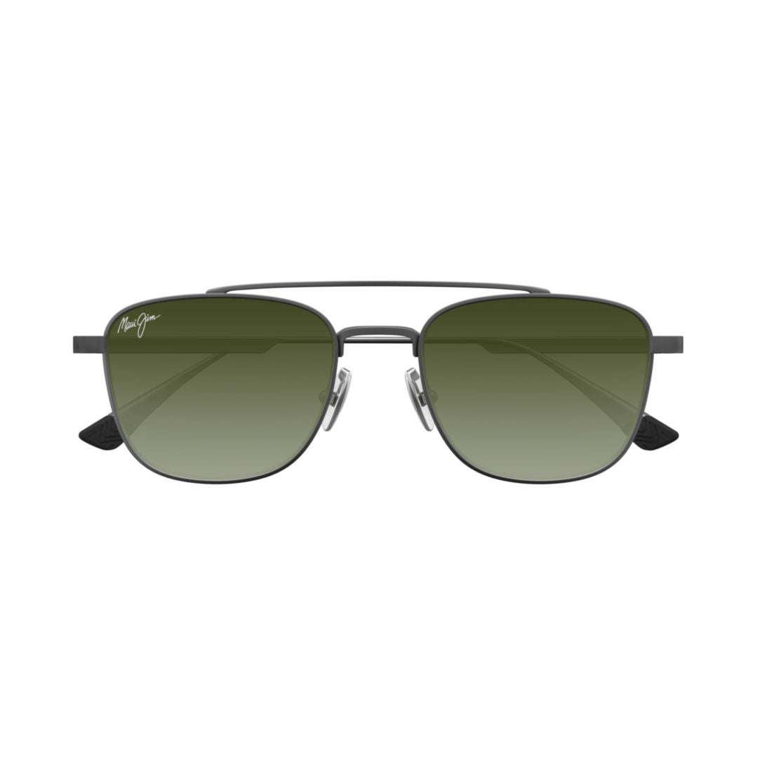 Kahana Rectangular Gradient Tint Sunglasses with Double Bridge Design