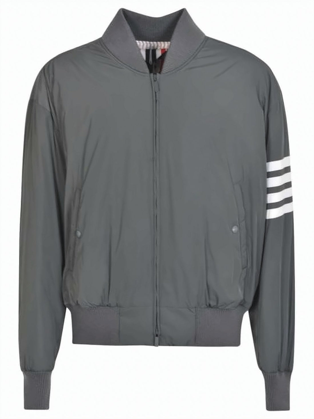 Padded Jacket with Ribbed Details