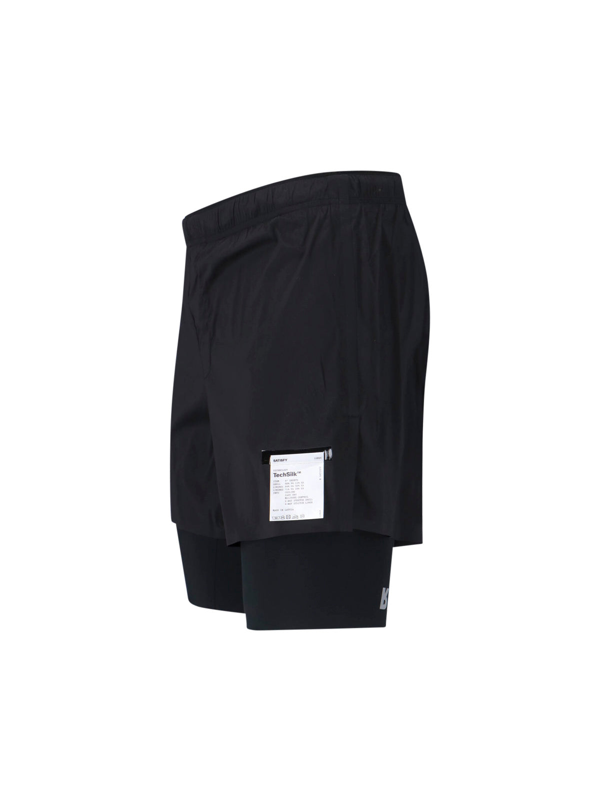 Black TechSilk 8 Performance Shorts
