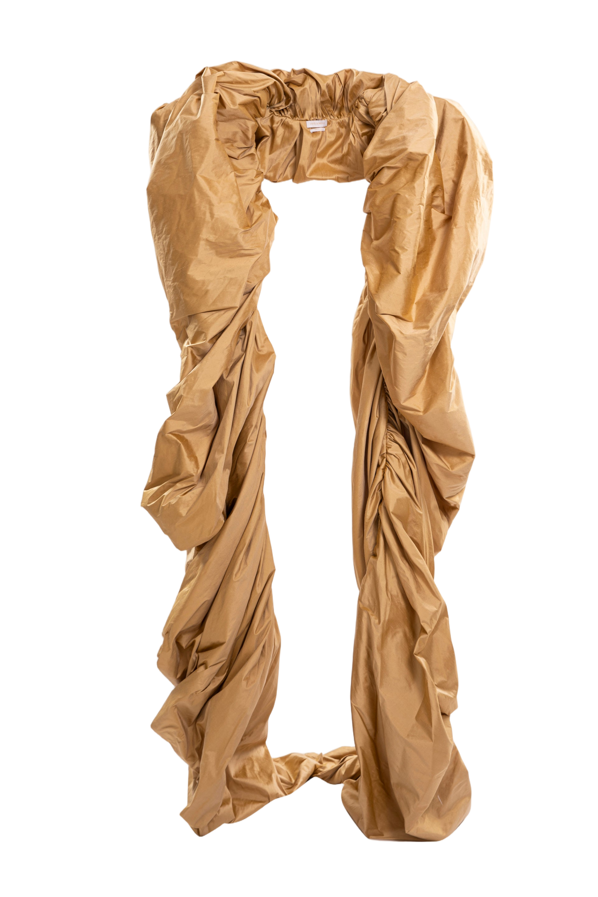 Gold Taffeta Cape
