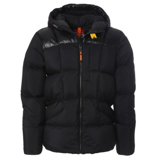 Padded Jacket with Quilted Design and Hood