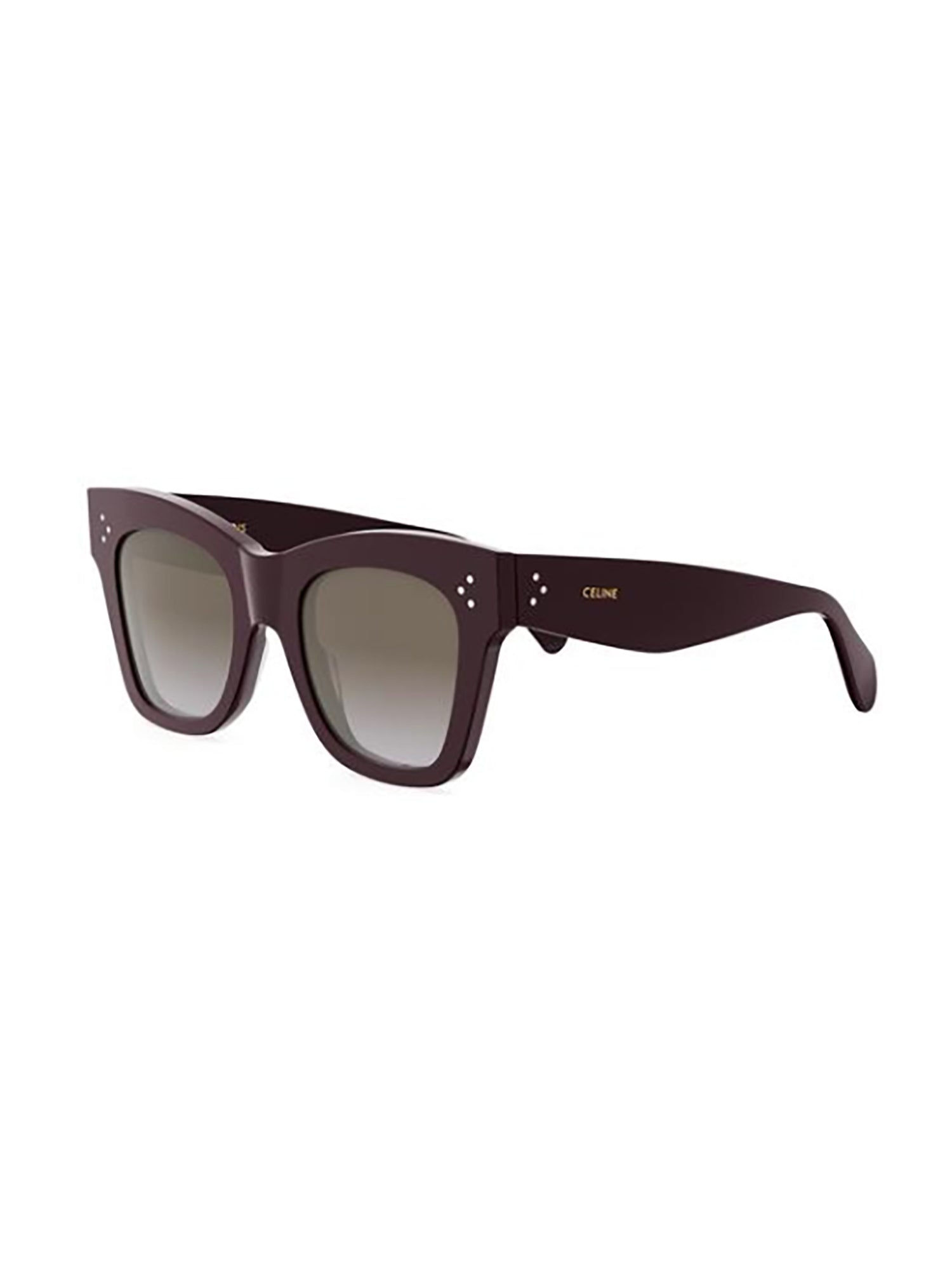 Rectangular Acetate Sunglasses with Gradient Lenses