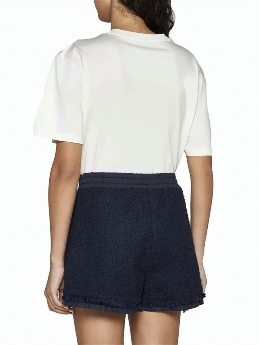 Textured Activewear Shorts with Drawstring Waist