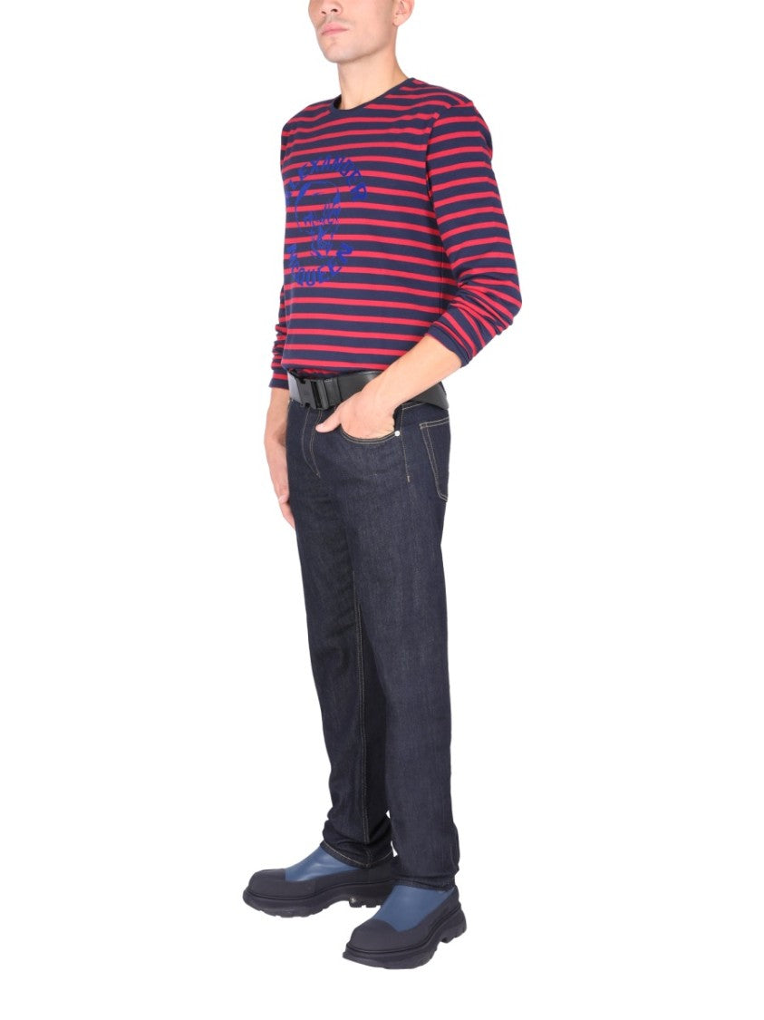 Long-Sleeve Crew Neck T-Shirt