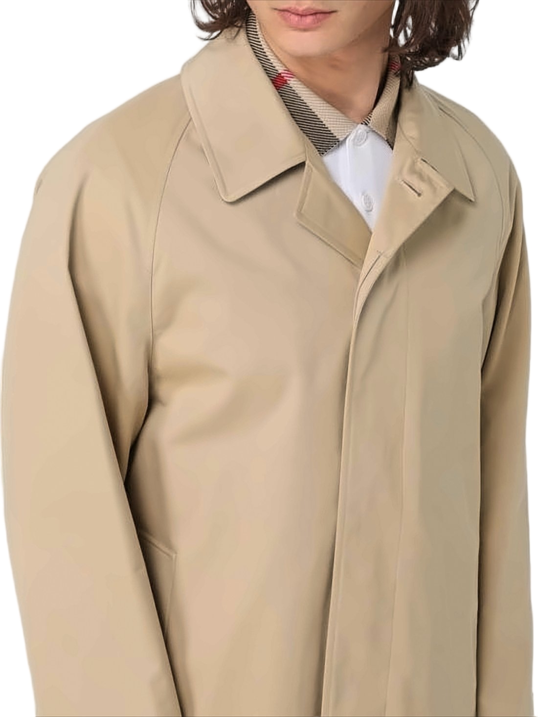 Mid-Length Cotton Heritage Cut Burberry Coat