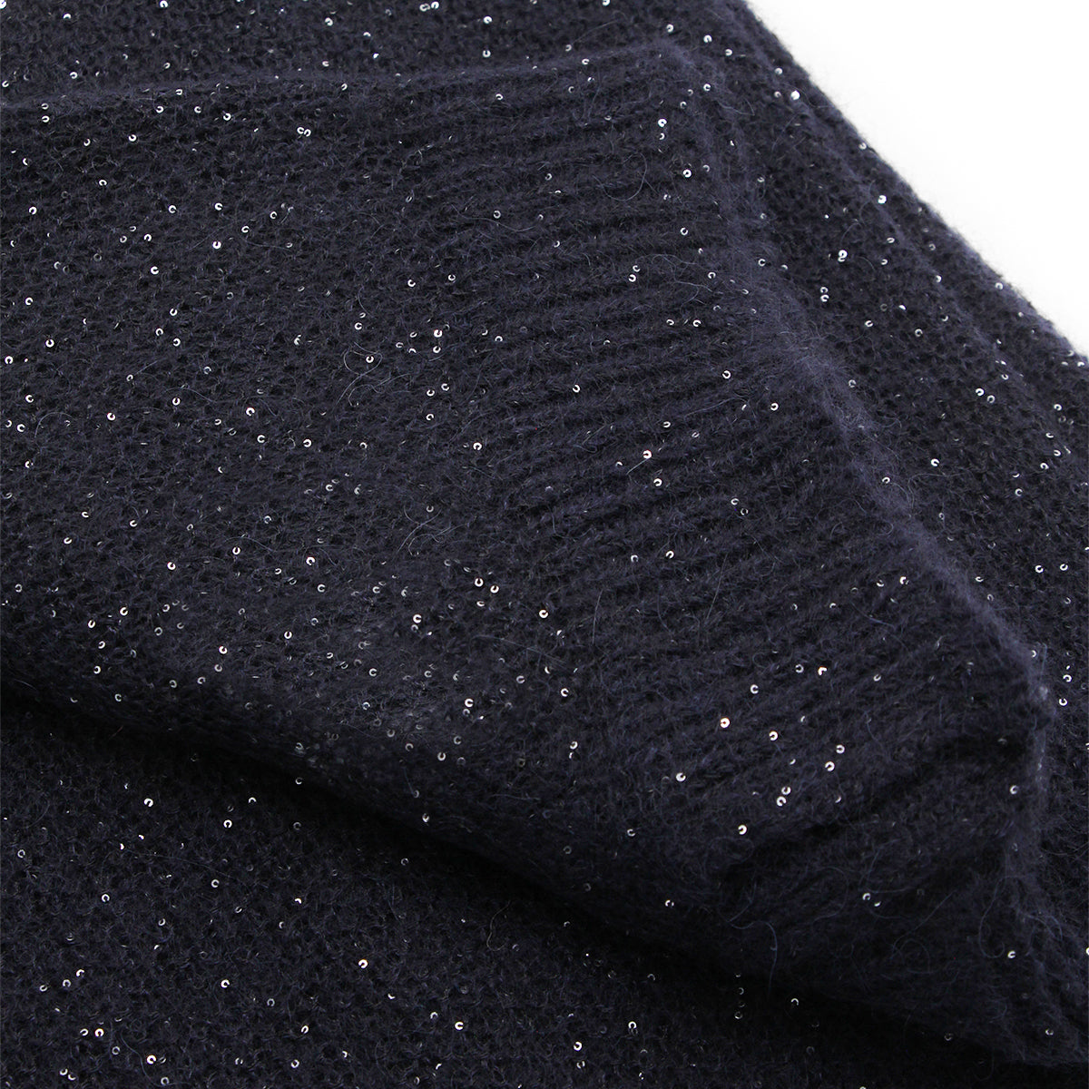 Navy Sparkling Scarf