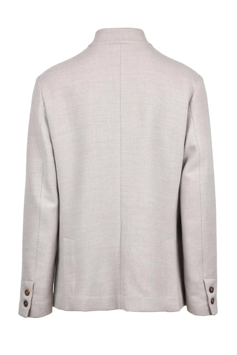 Korean Cloth Jacket - Light Grey