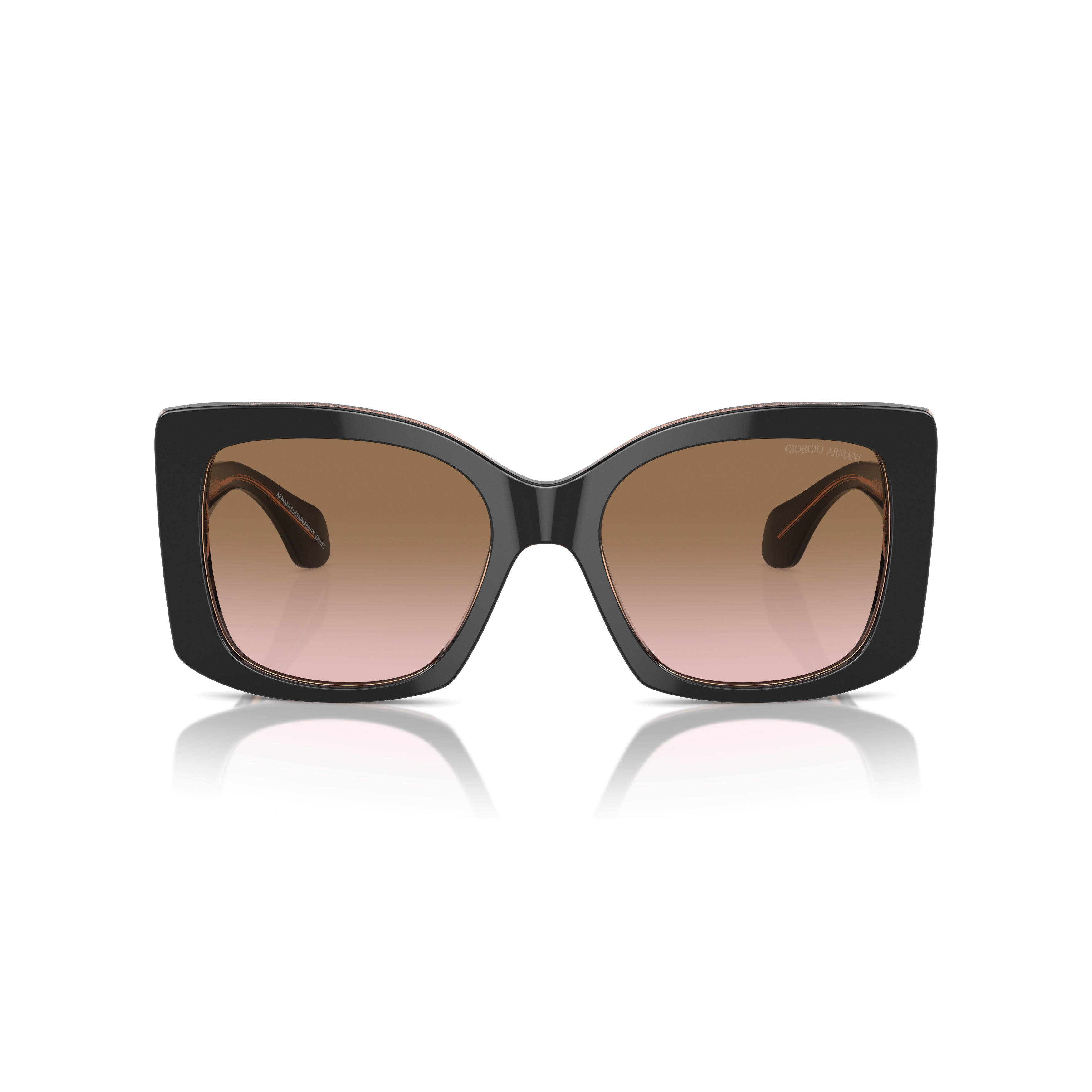 0ar8208u Oversized Square Acetate Sunglasses with Gradient Lenses