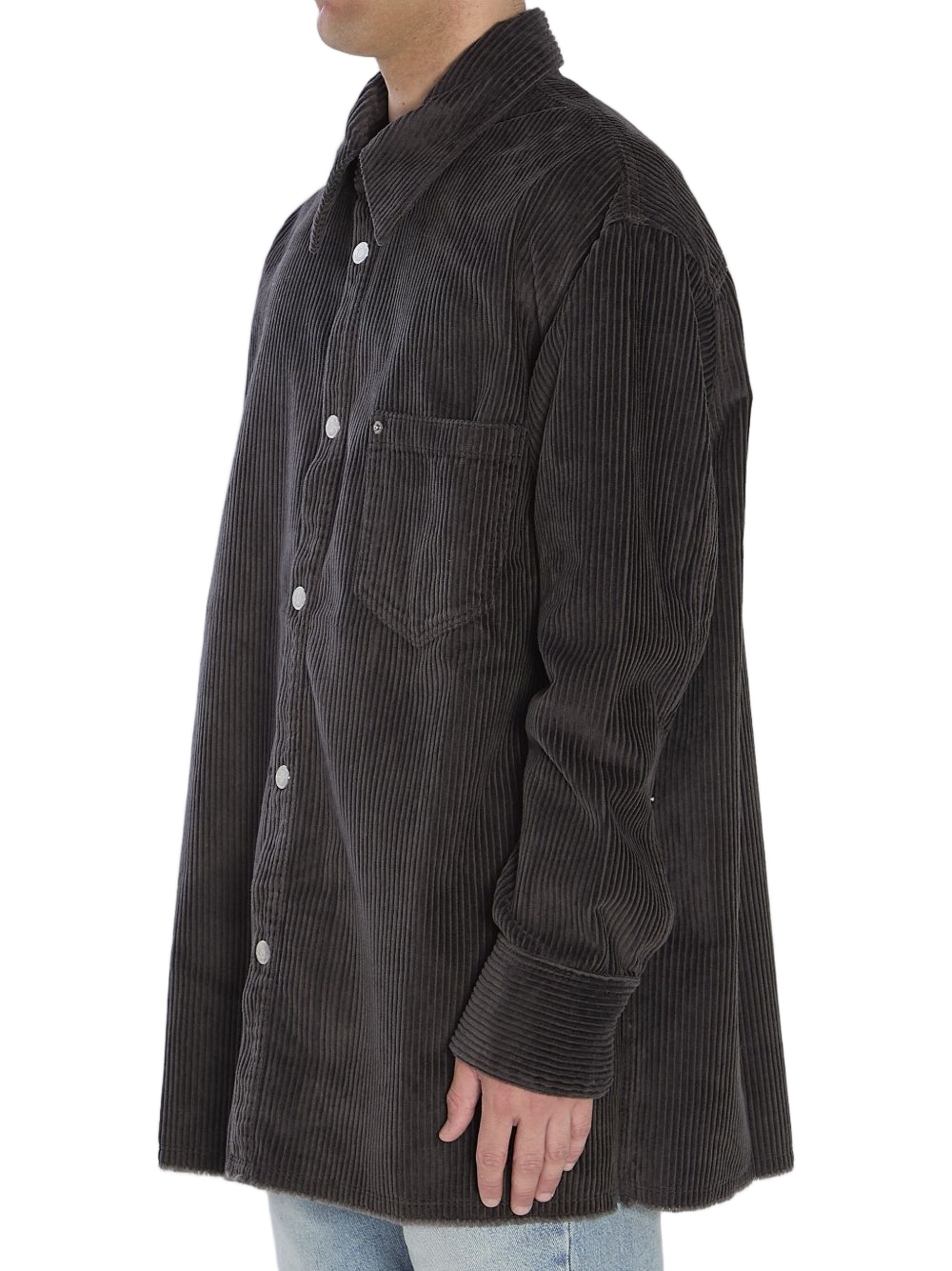 Anthracite Corduroy Shirt