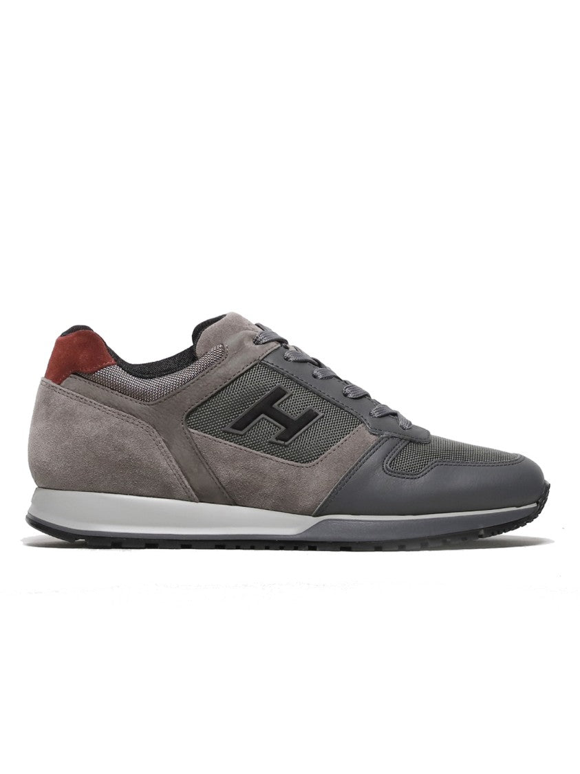 Grey Leather H321 Sneaker