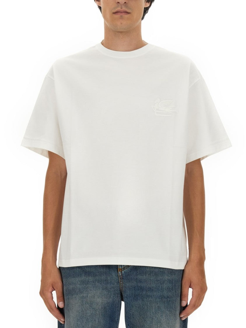 T-Shirt Featuring Pegasus Embroidery