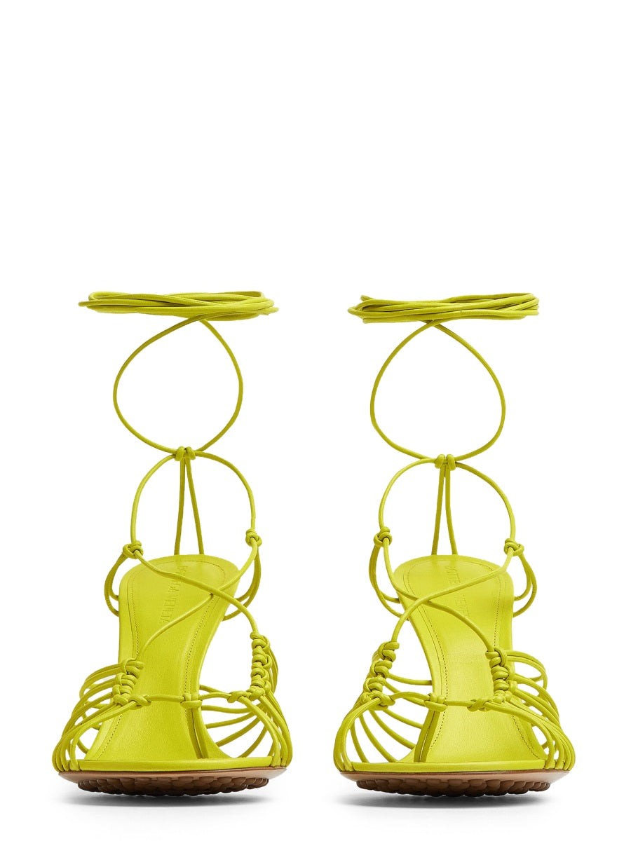 Refined High Heel Leather Sandal with Minimalist Design