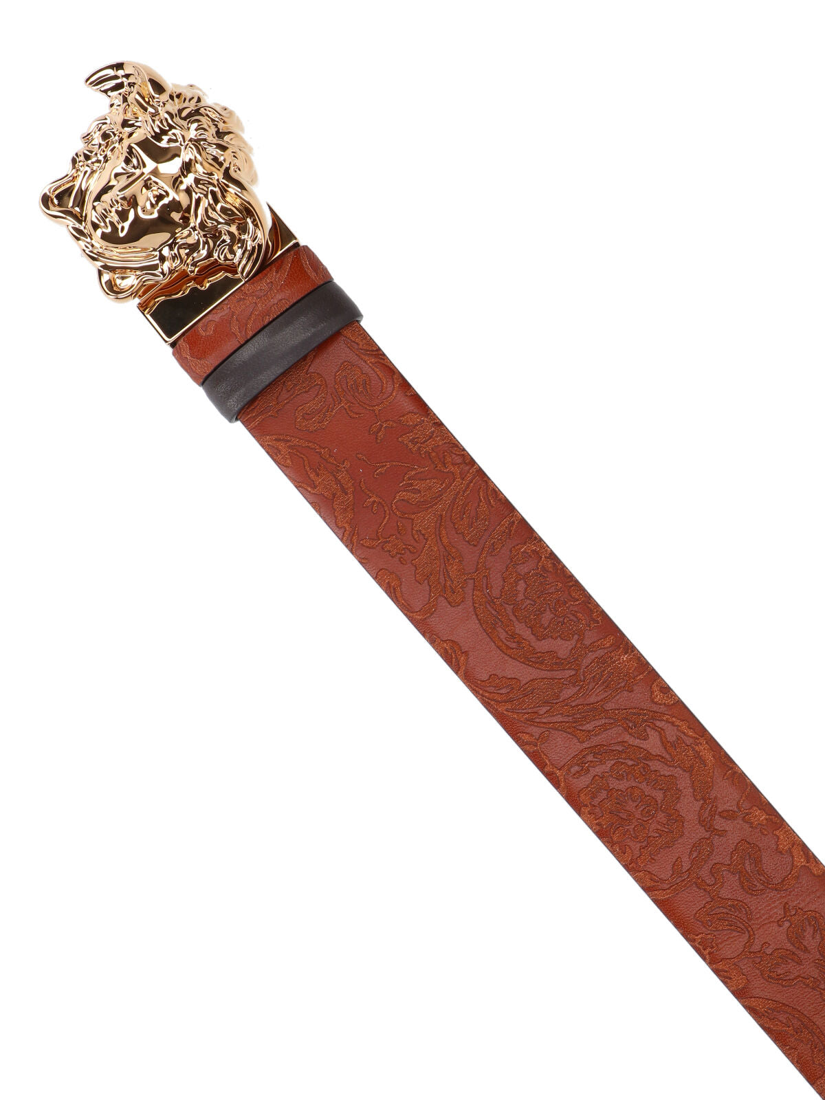"Medusa" Reversible Belt – Brown