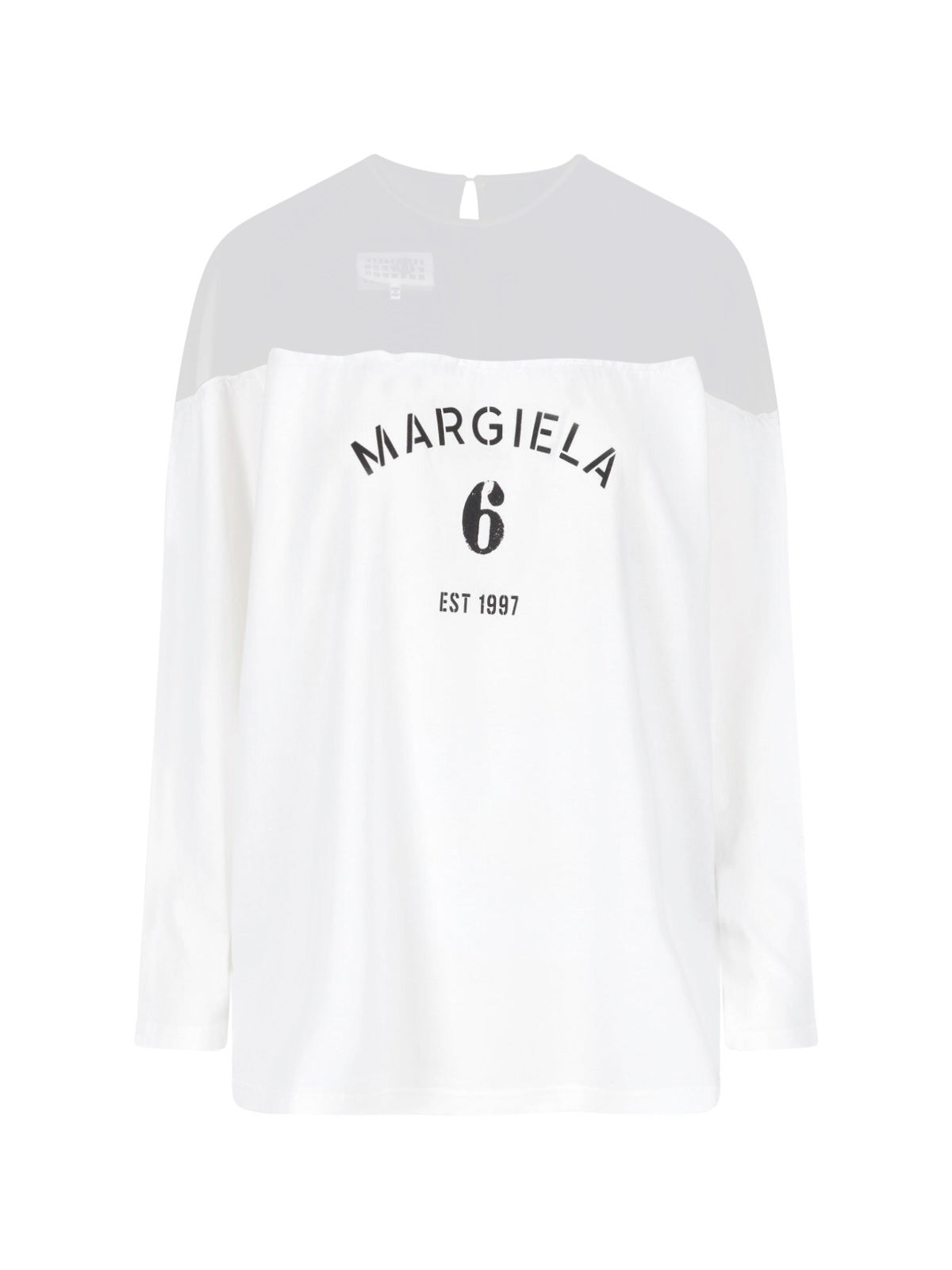 Long-Sleeve Top with Bold Graphic Print
