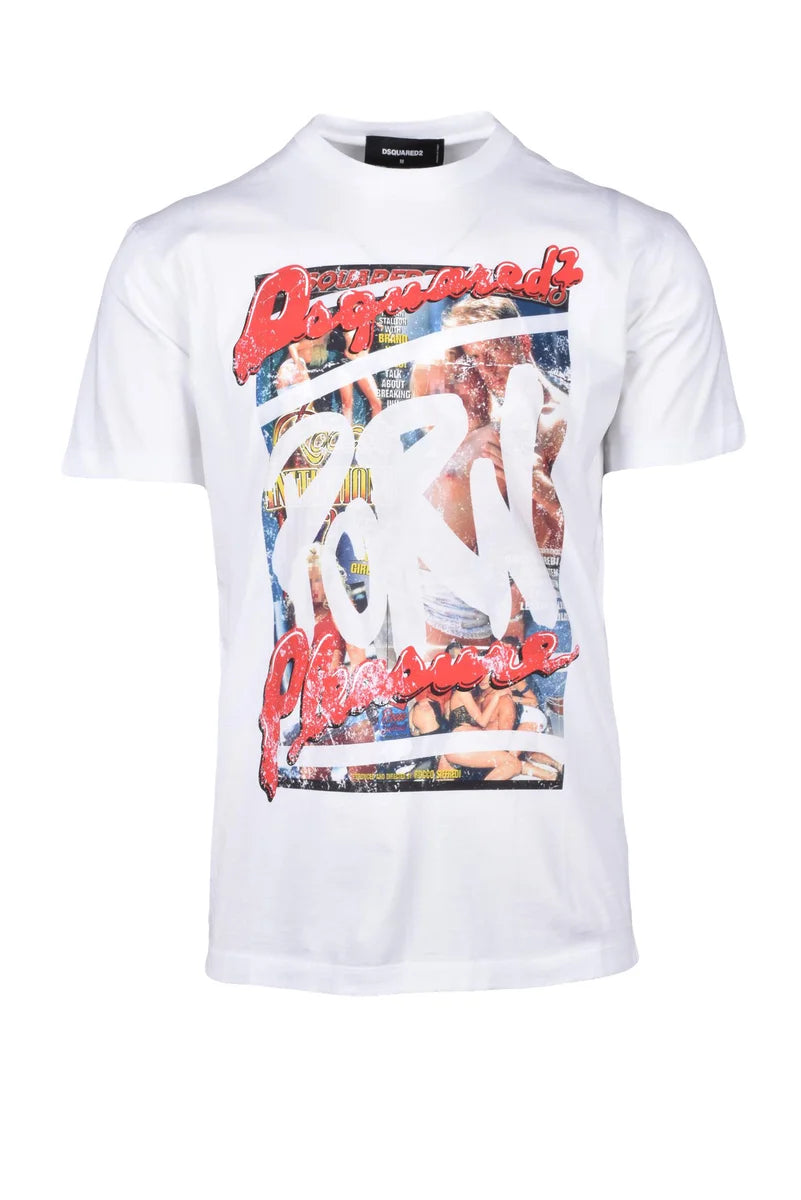 Cotton T-shirt - White Men