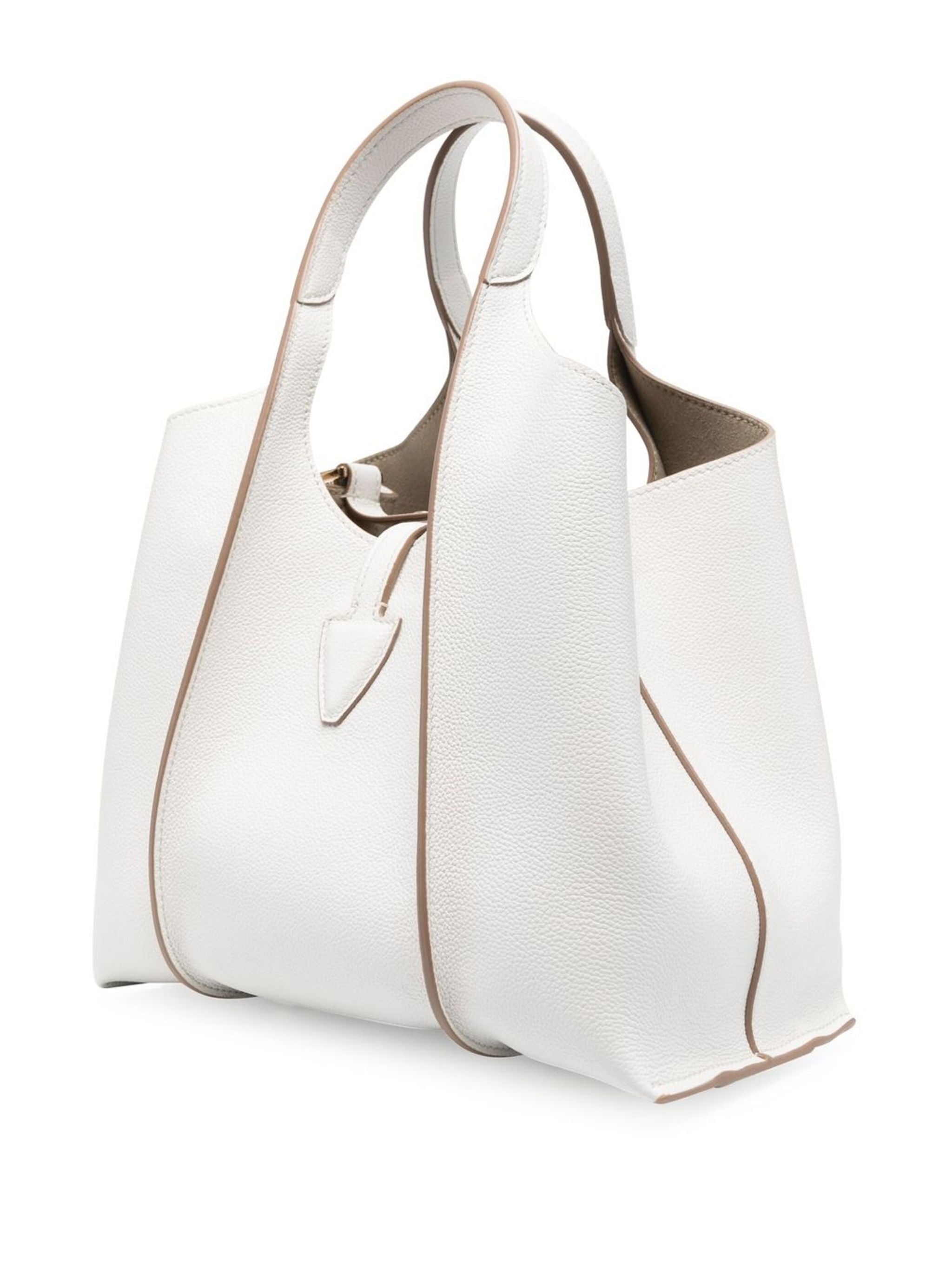 White Shopping T Timeless Leather Handbag