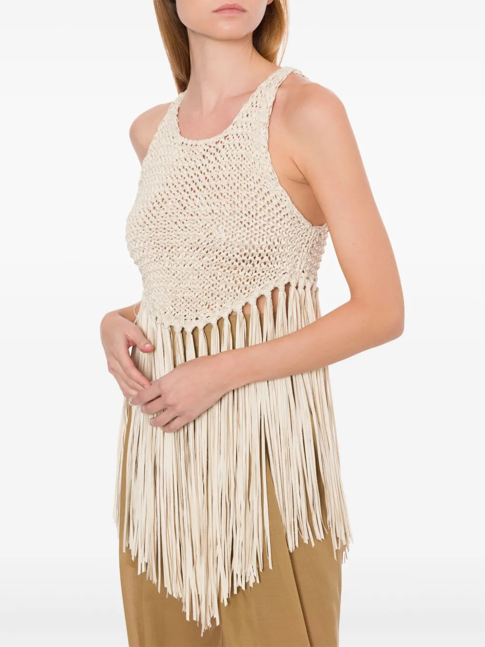 Smooth-Textured Classic Top with Minimalist Design