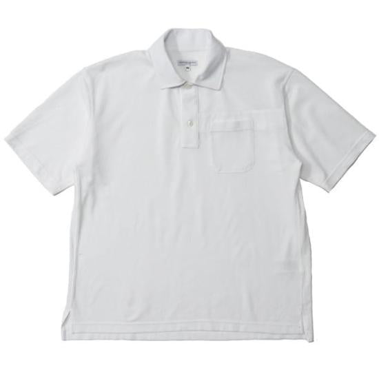 Short-Sleeve Cotton Polo Shirt With Buttoned Placket And Side Slits
