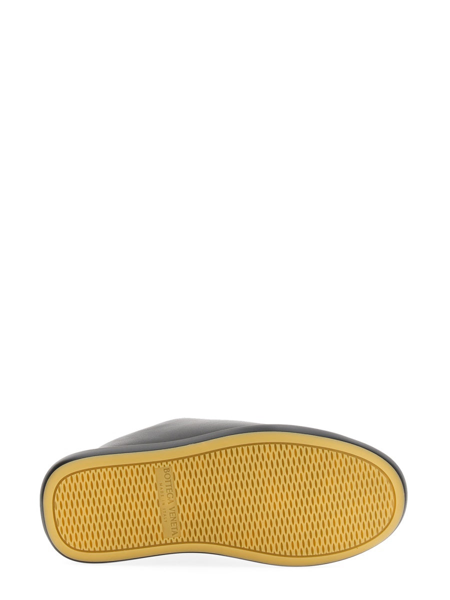 Leather Sneaker Pillow with Durable Rubber Sole