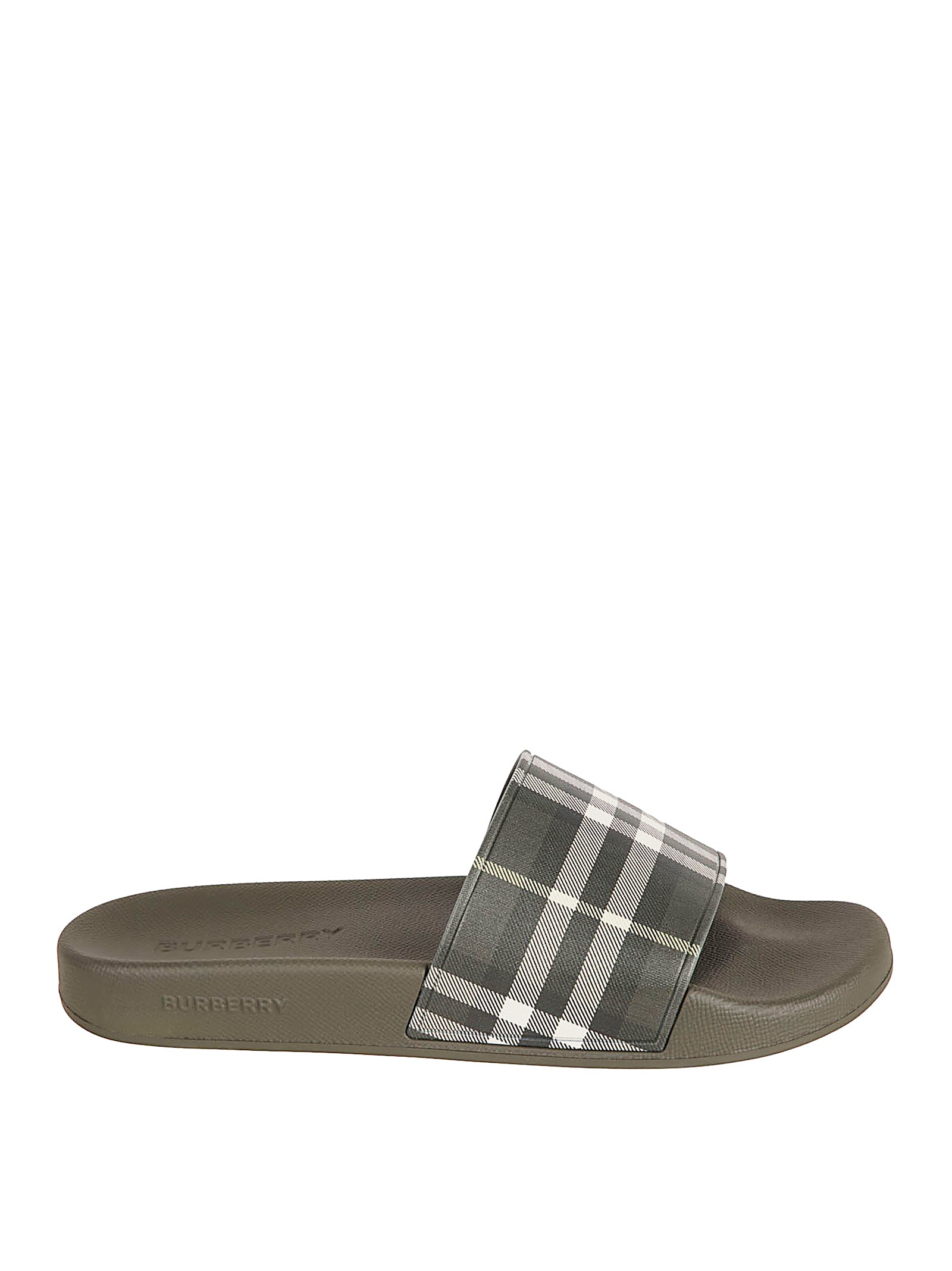 Slide Sandals with Contoured Footbed